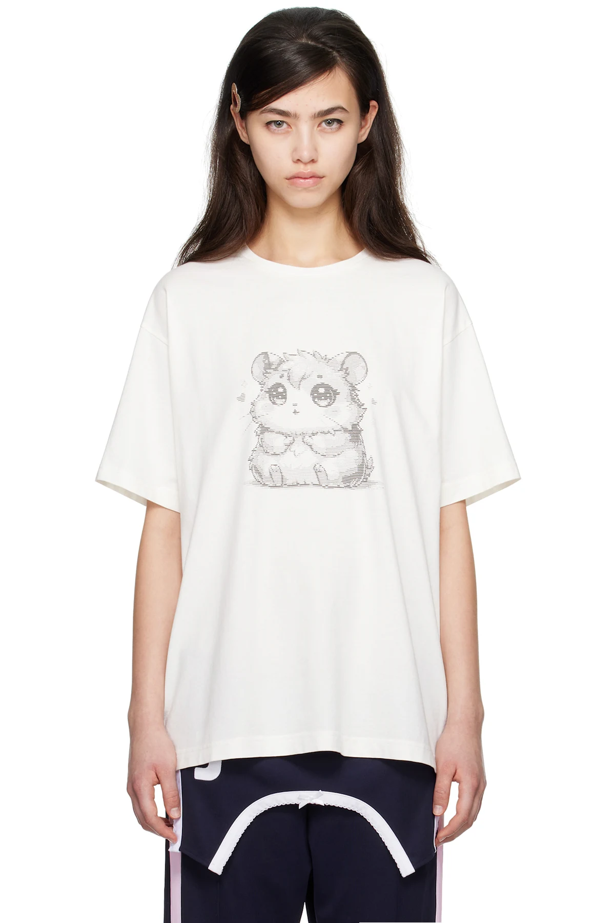 SSENSE Exclusive White JennyFax Edition Oversized T-shirt