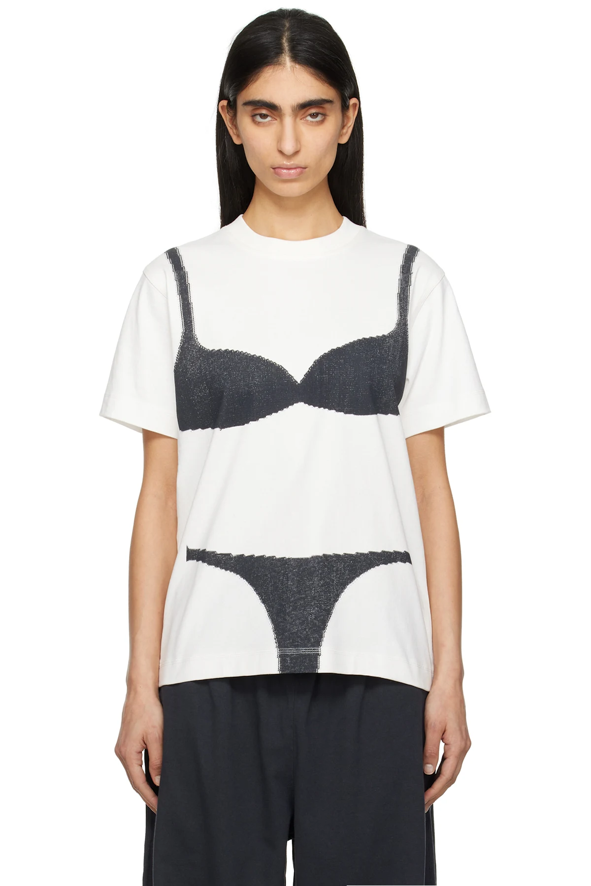 White Bra Box T-shirt