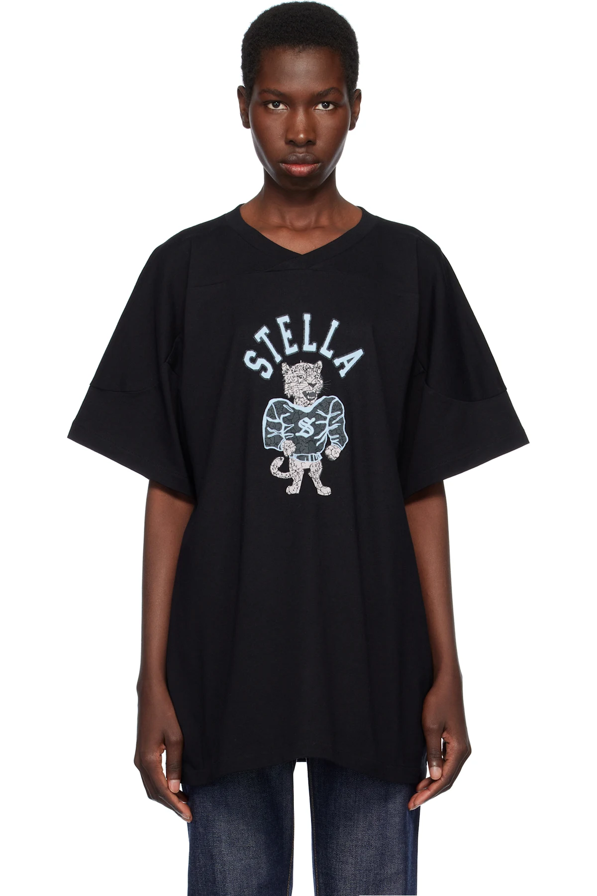 Black Leopard Mascot T-shirt