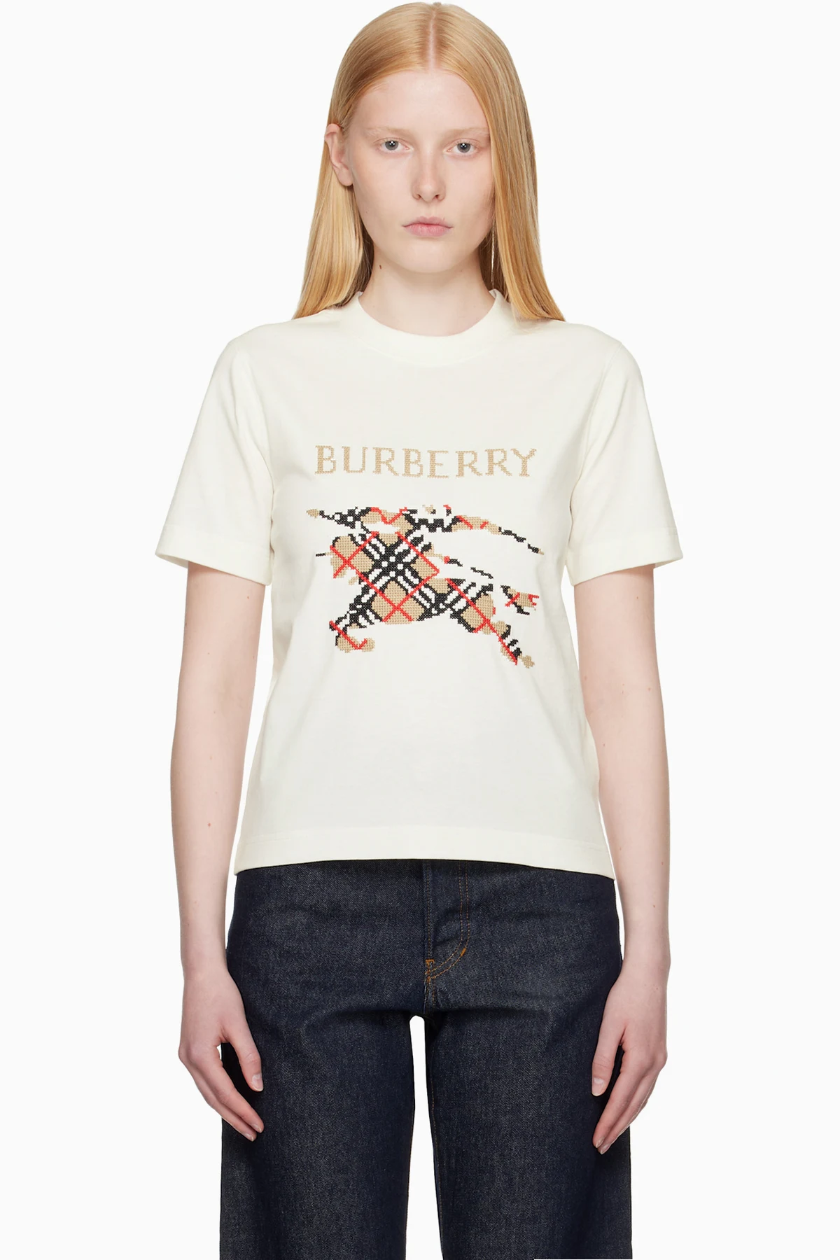 White Large Logo T-shirt