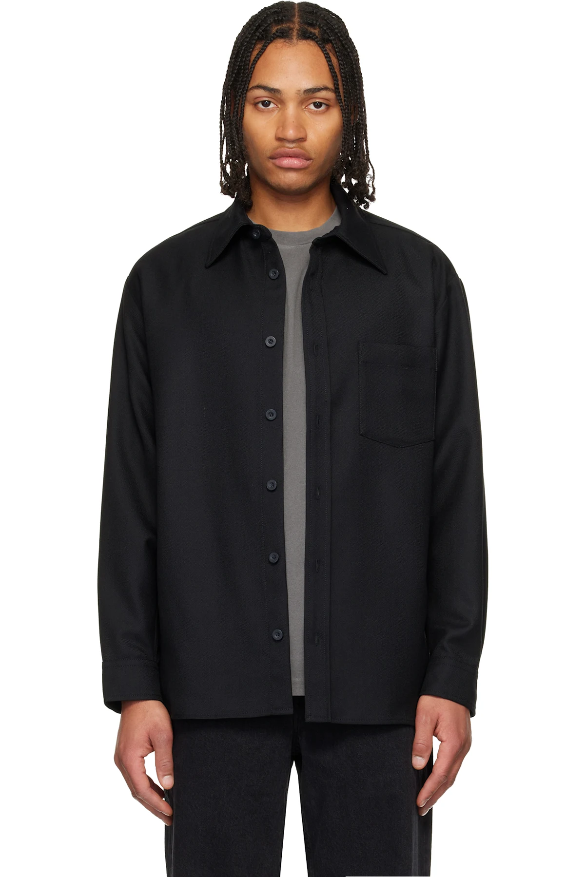 Black Malaury Overshirt