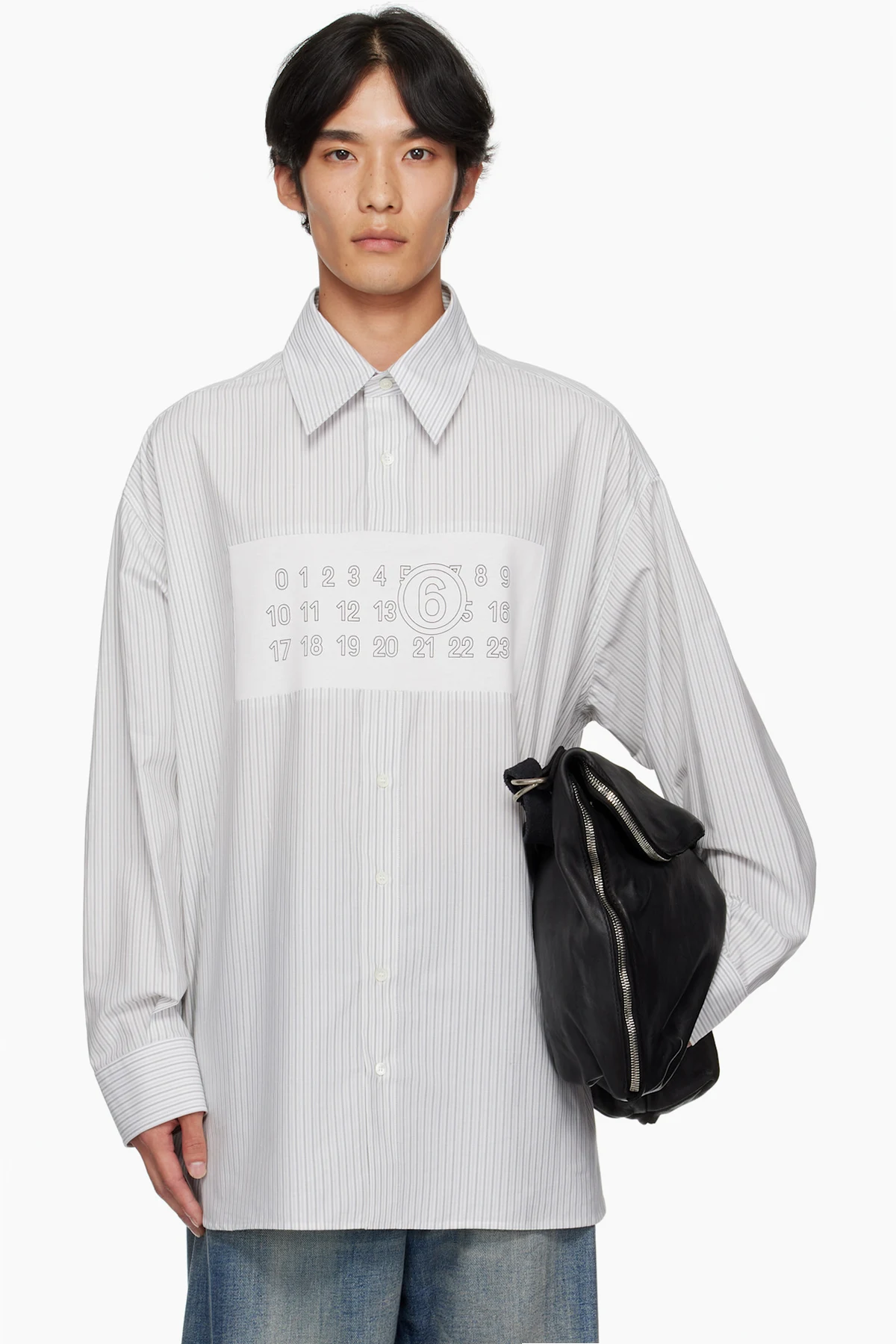 White Striped Long Sleeve Shirt