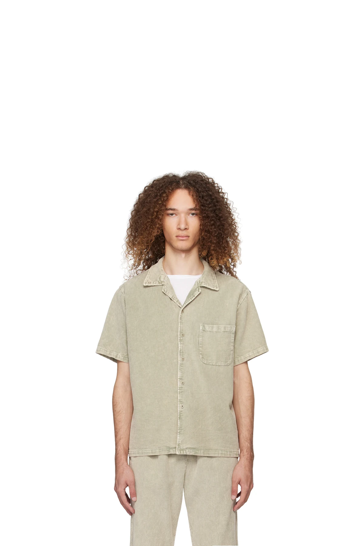 Khaki Buttoned Shirt