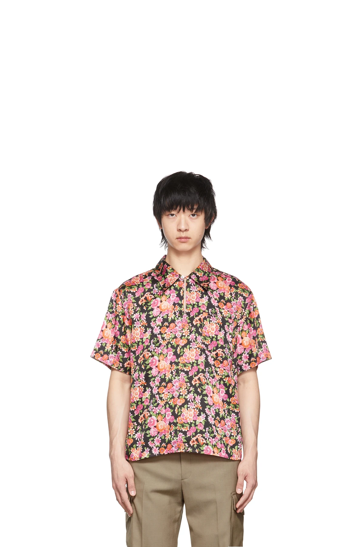 SSENSE Exclusive Black Polyester Shirt