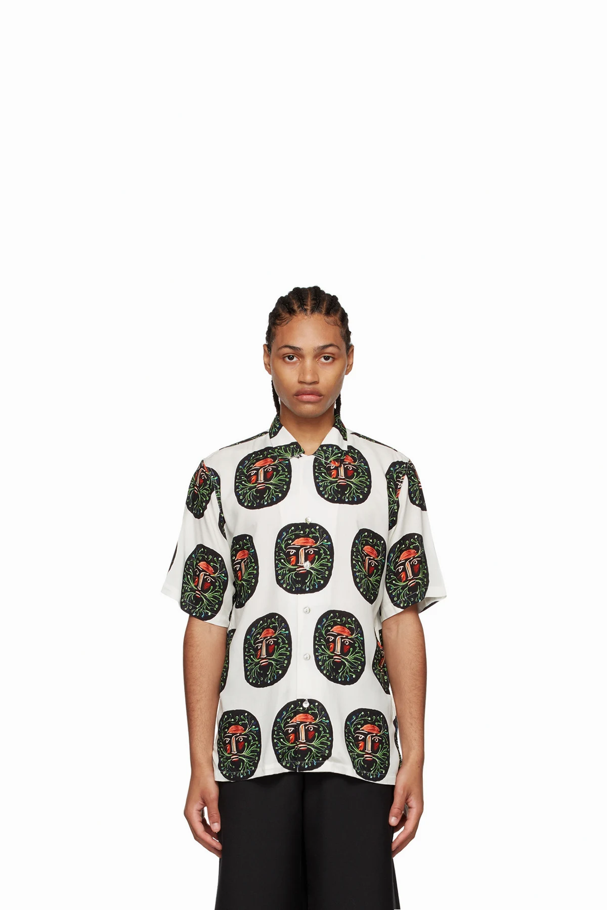 Off-White Hombre Verde Short Sleeve Shirt