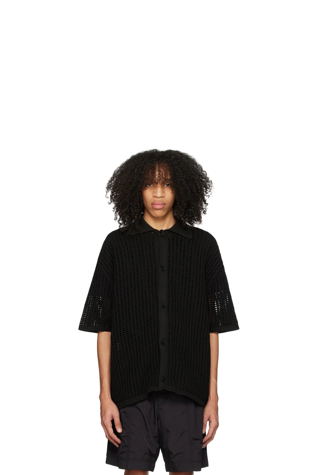 Black Buttoned Shirt