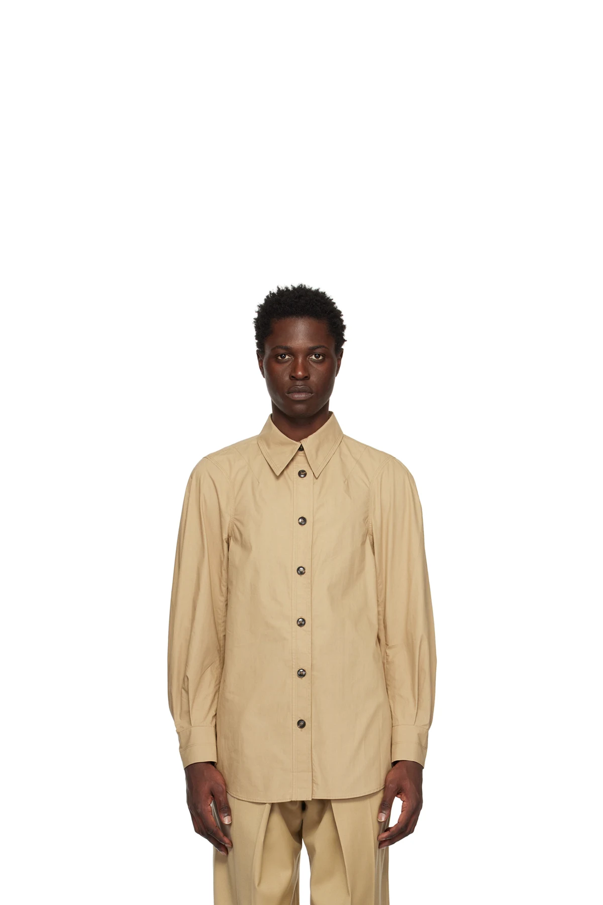 SSENSE Exclusive Beige Shirt