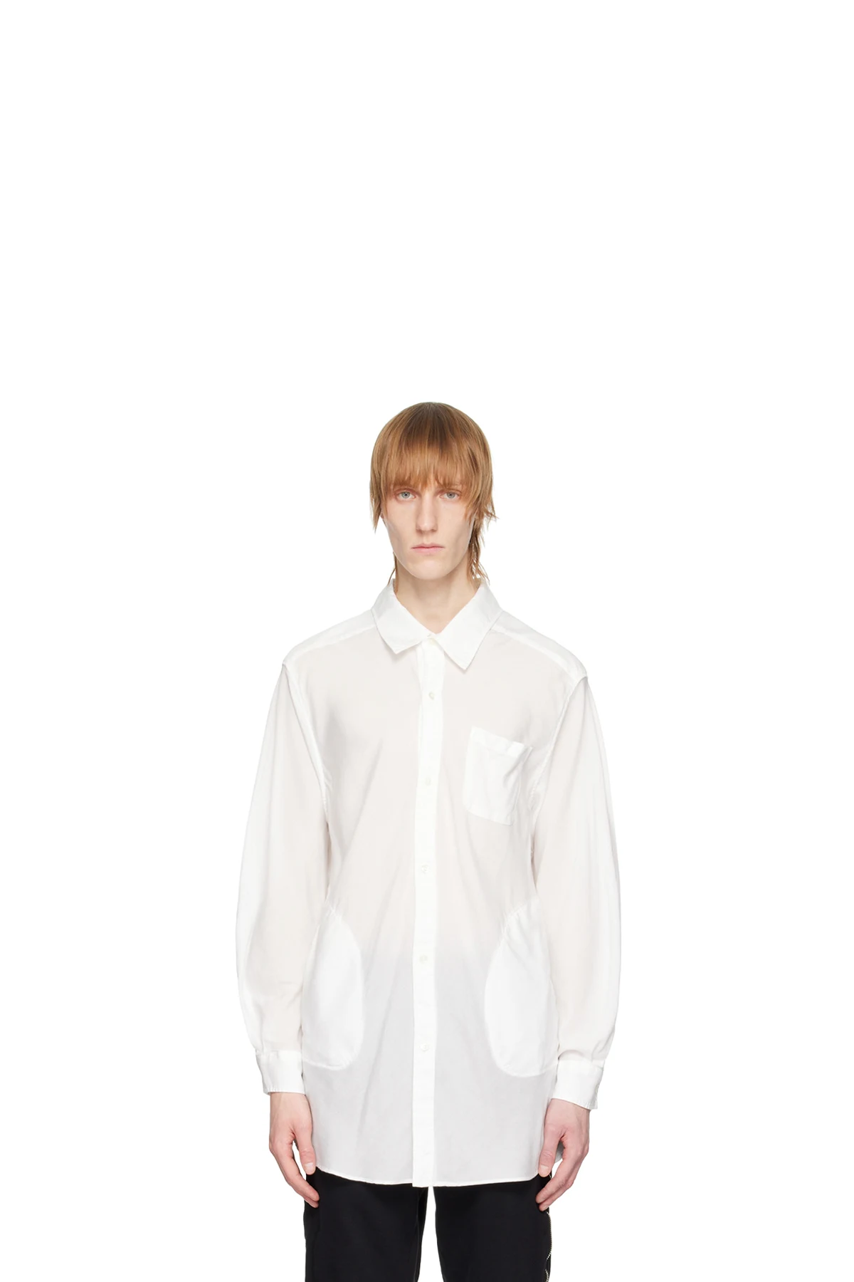 White Button-Down Shirt