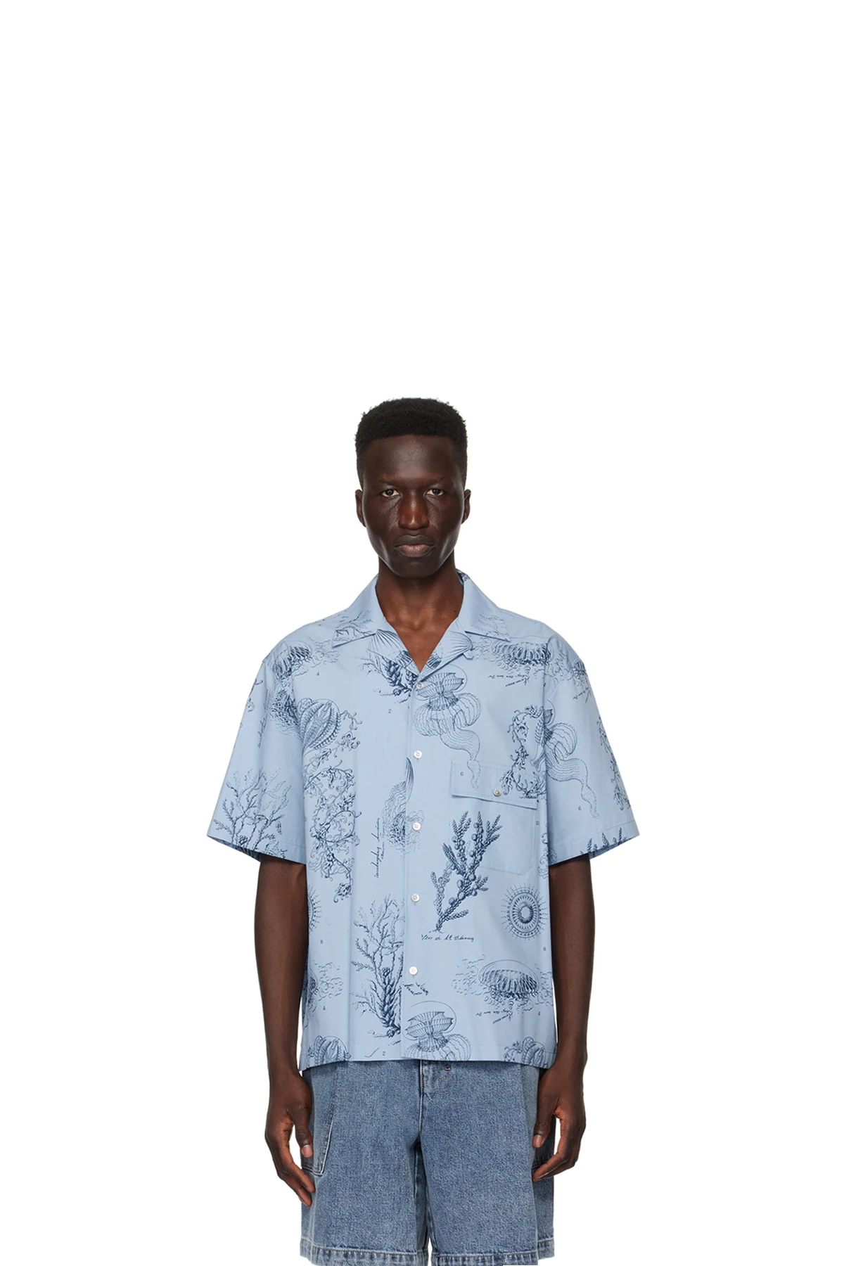 Blue Graphic Shirt