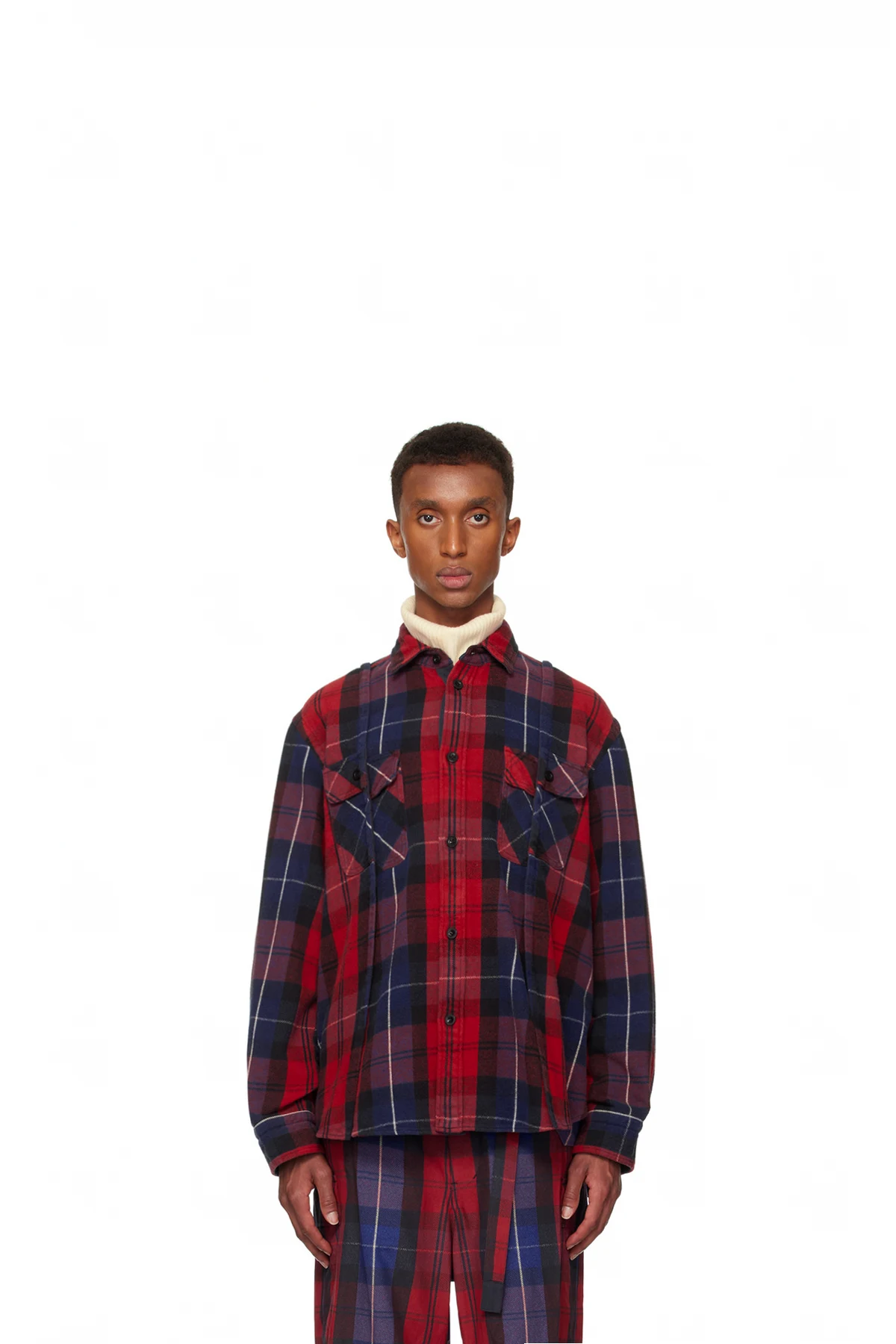 SSENSE Exclusive Red Plaid Shirt