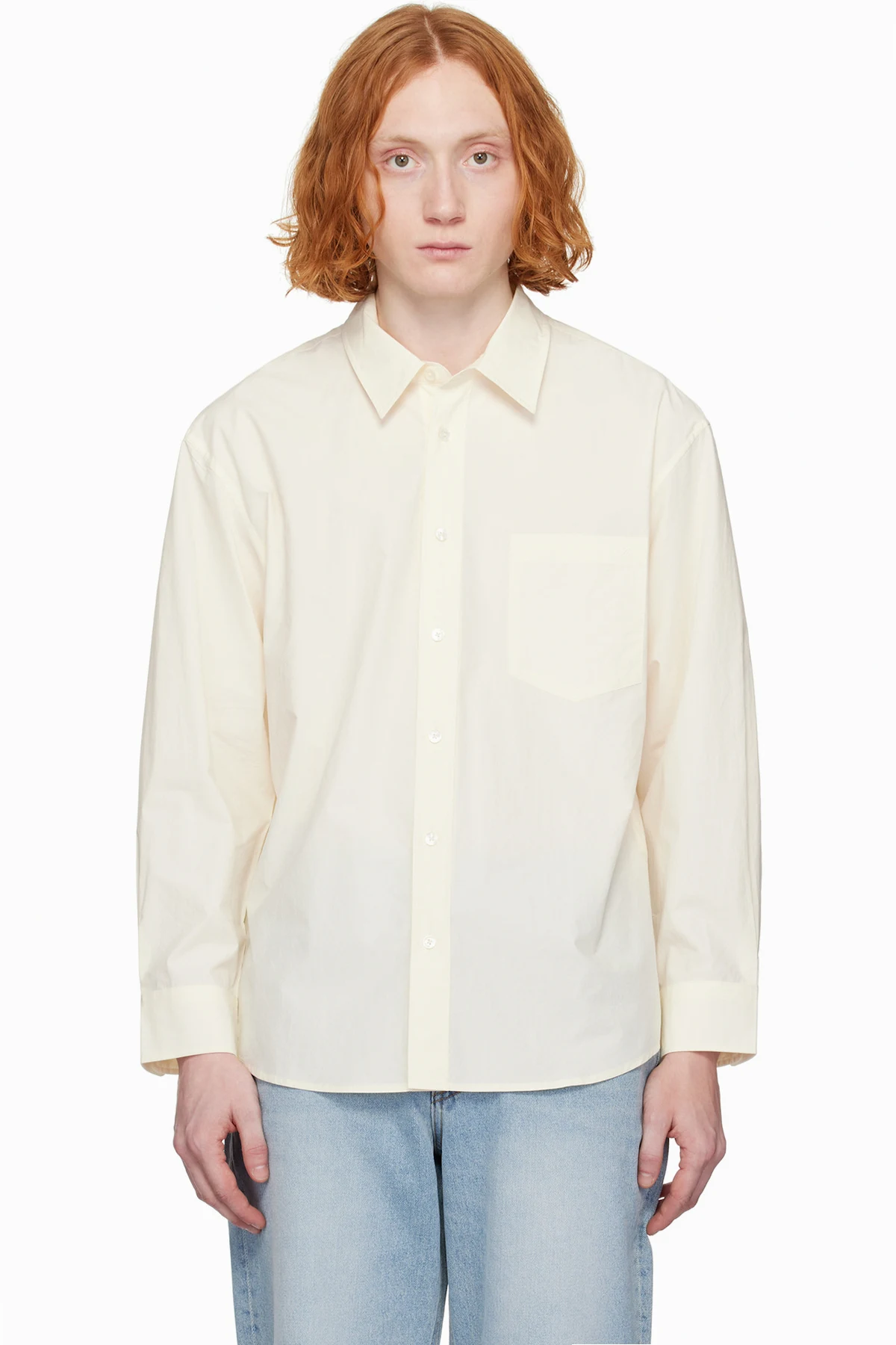 Off-White Paperly Cotton Oversized Shirt