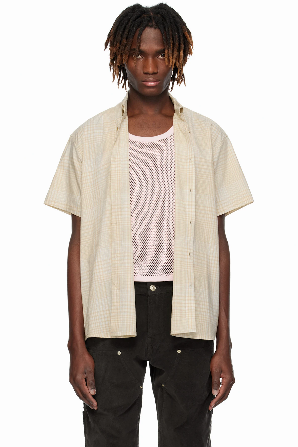 Beige Jake Short Sleeve Shirt