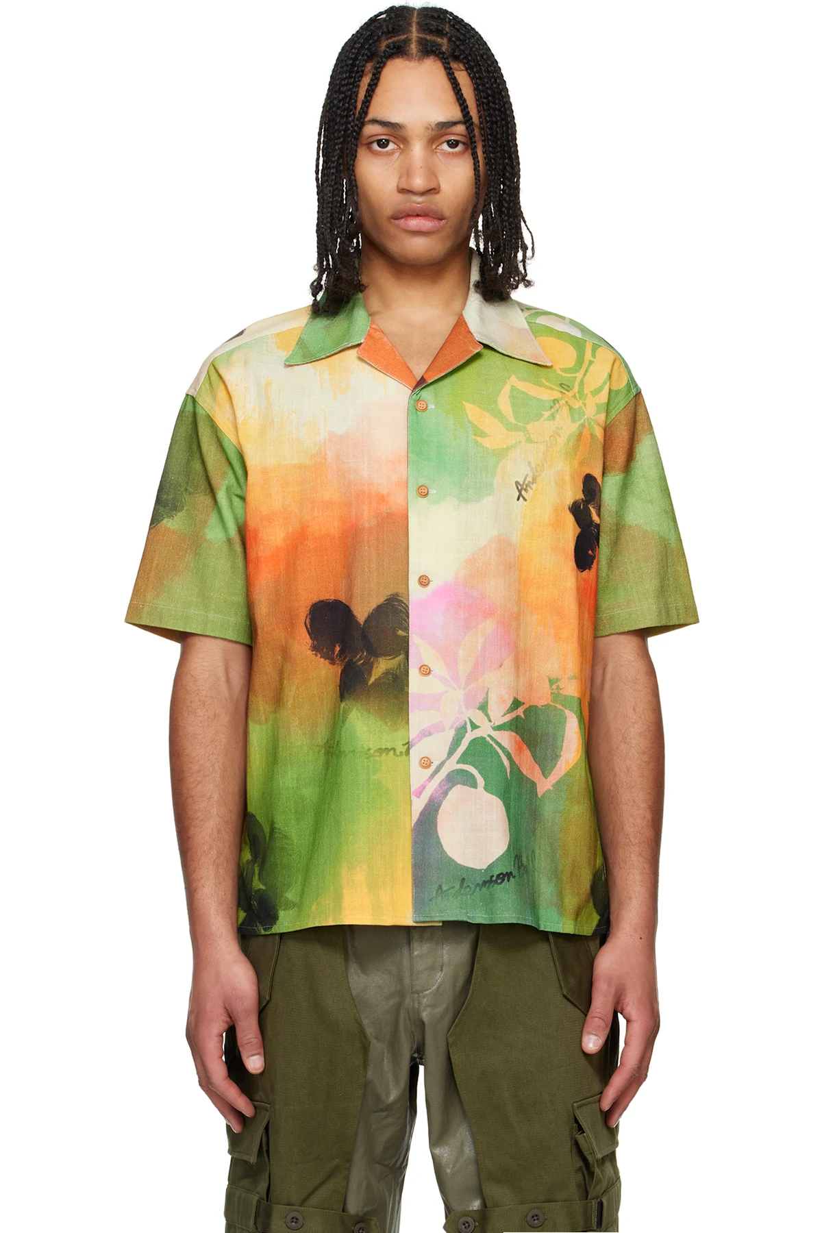 SSENSE Exclusive Multicolor Rhino Tie Dye Print Shirt