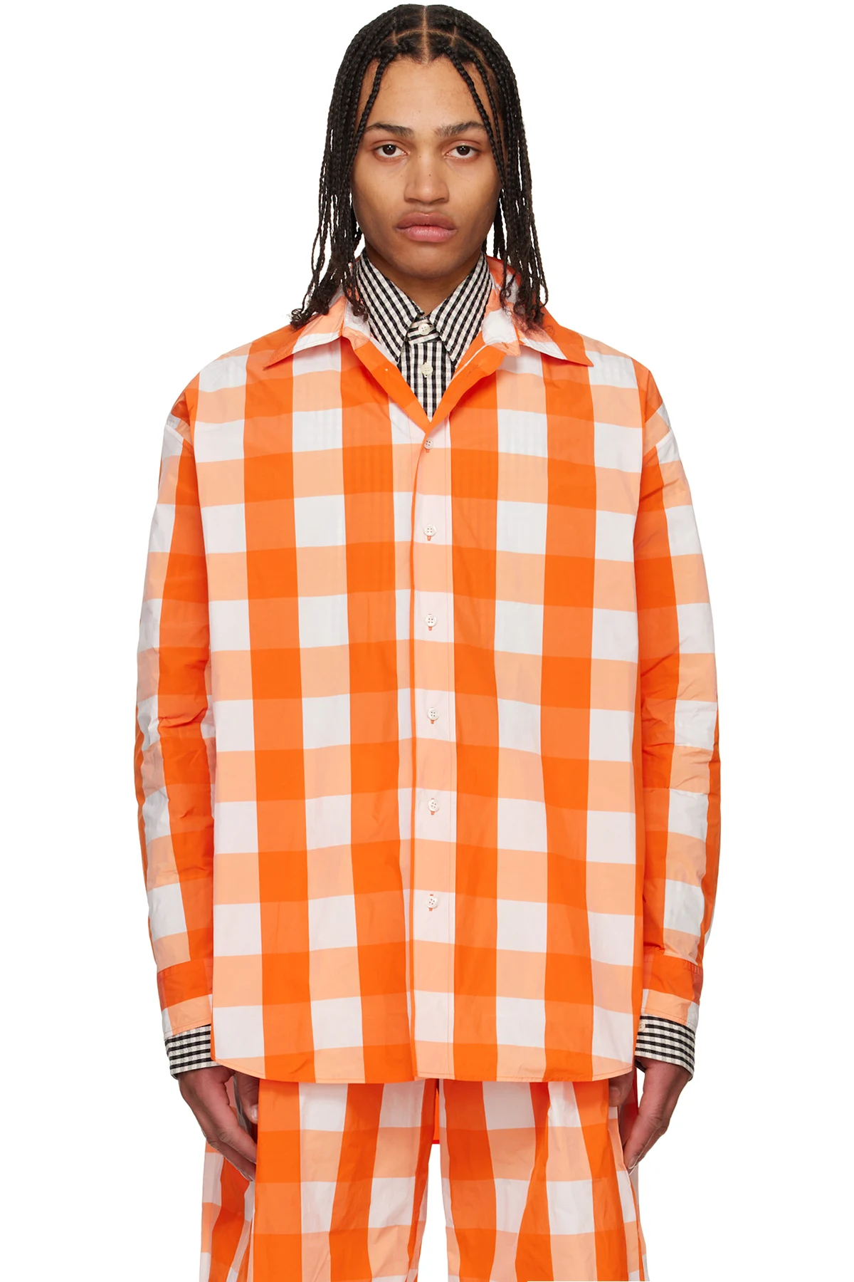 Orange Maxi Shirt