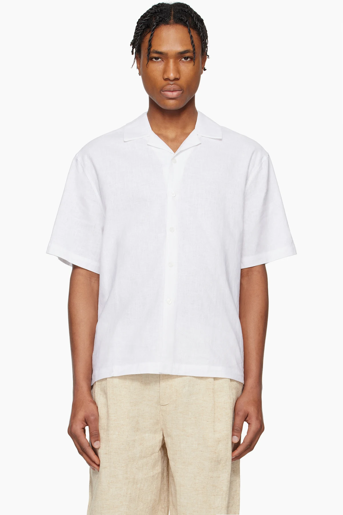 White Pier Solid Shirt