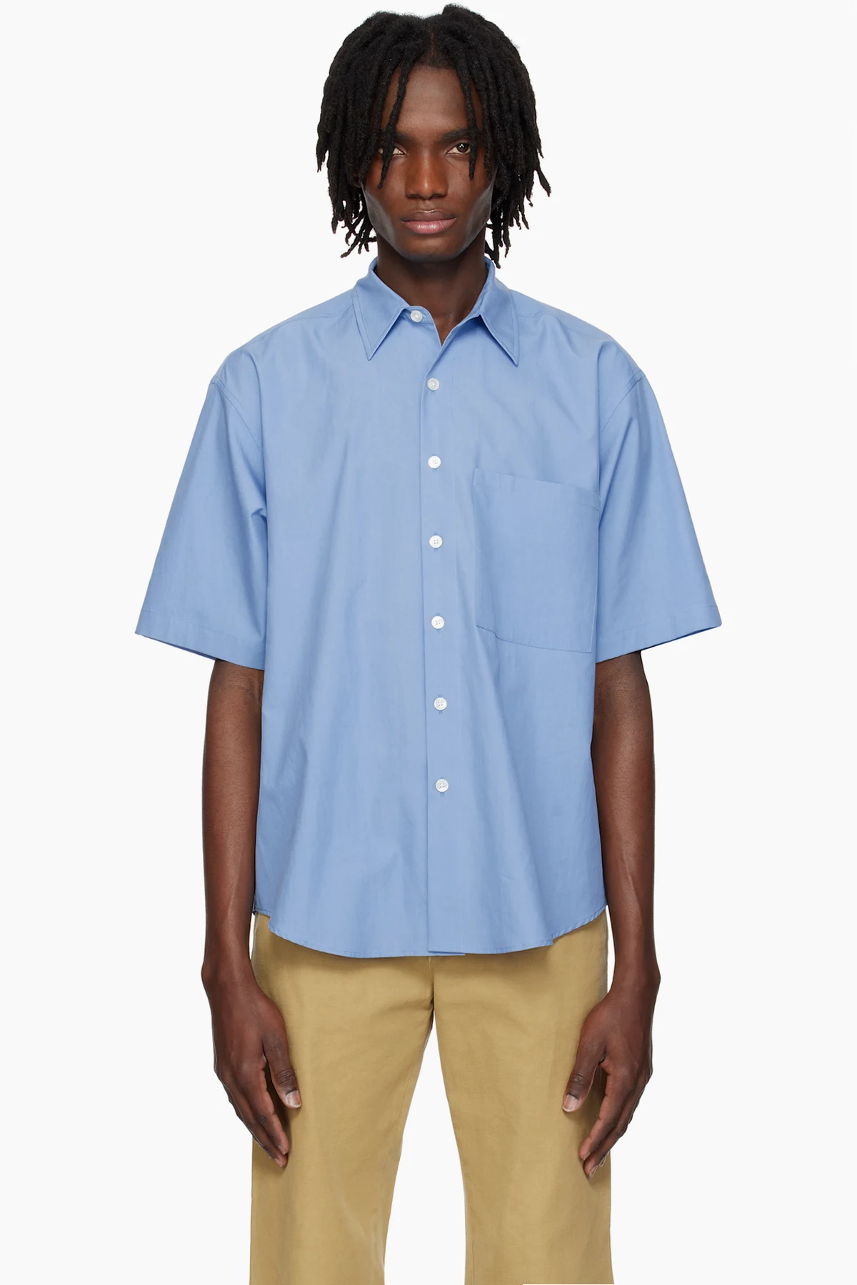 Blue Washed Finx Twill Shirt
