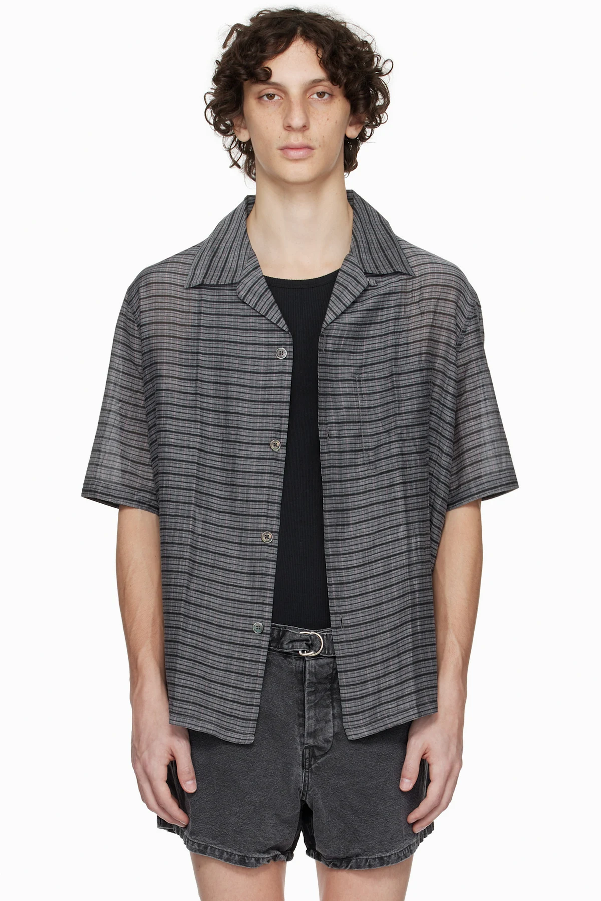 Gray Heusen Shortsleeve Shirt