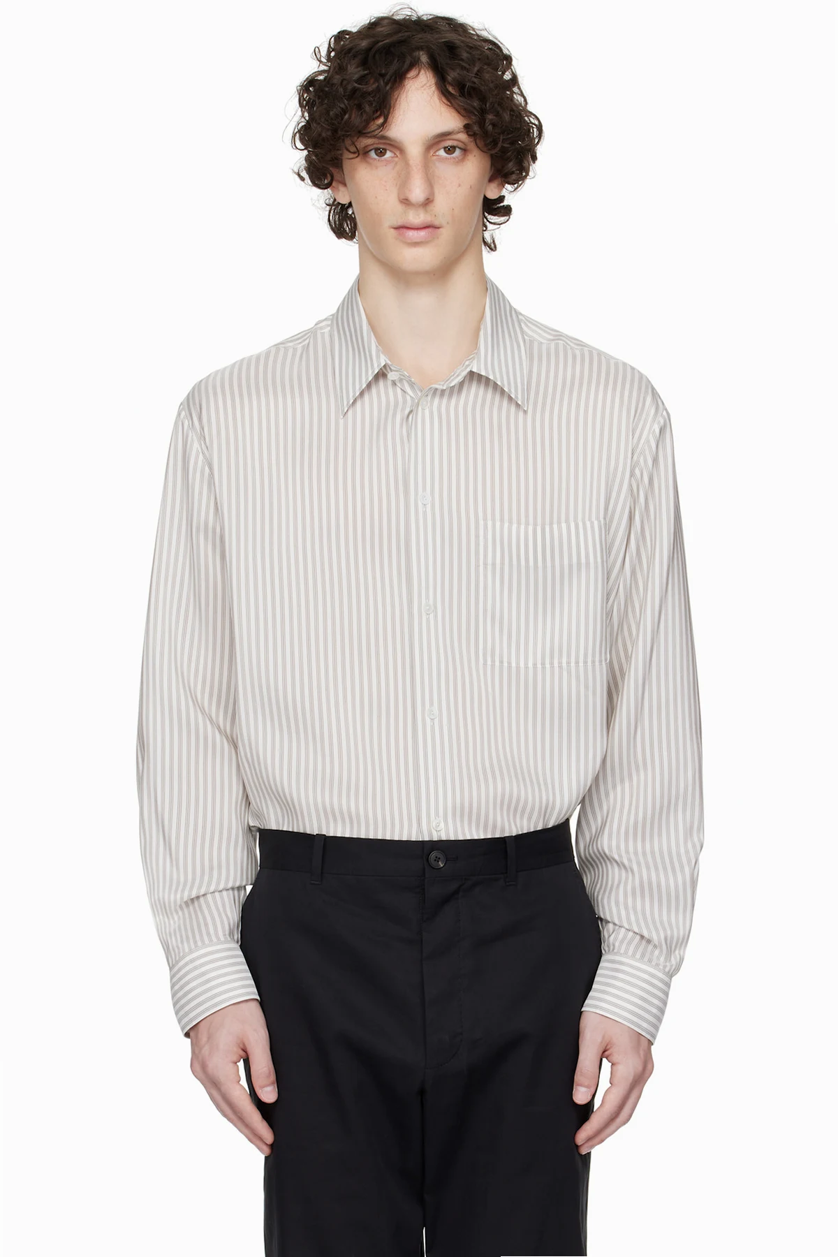 White & Gray Feme Shirt