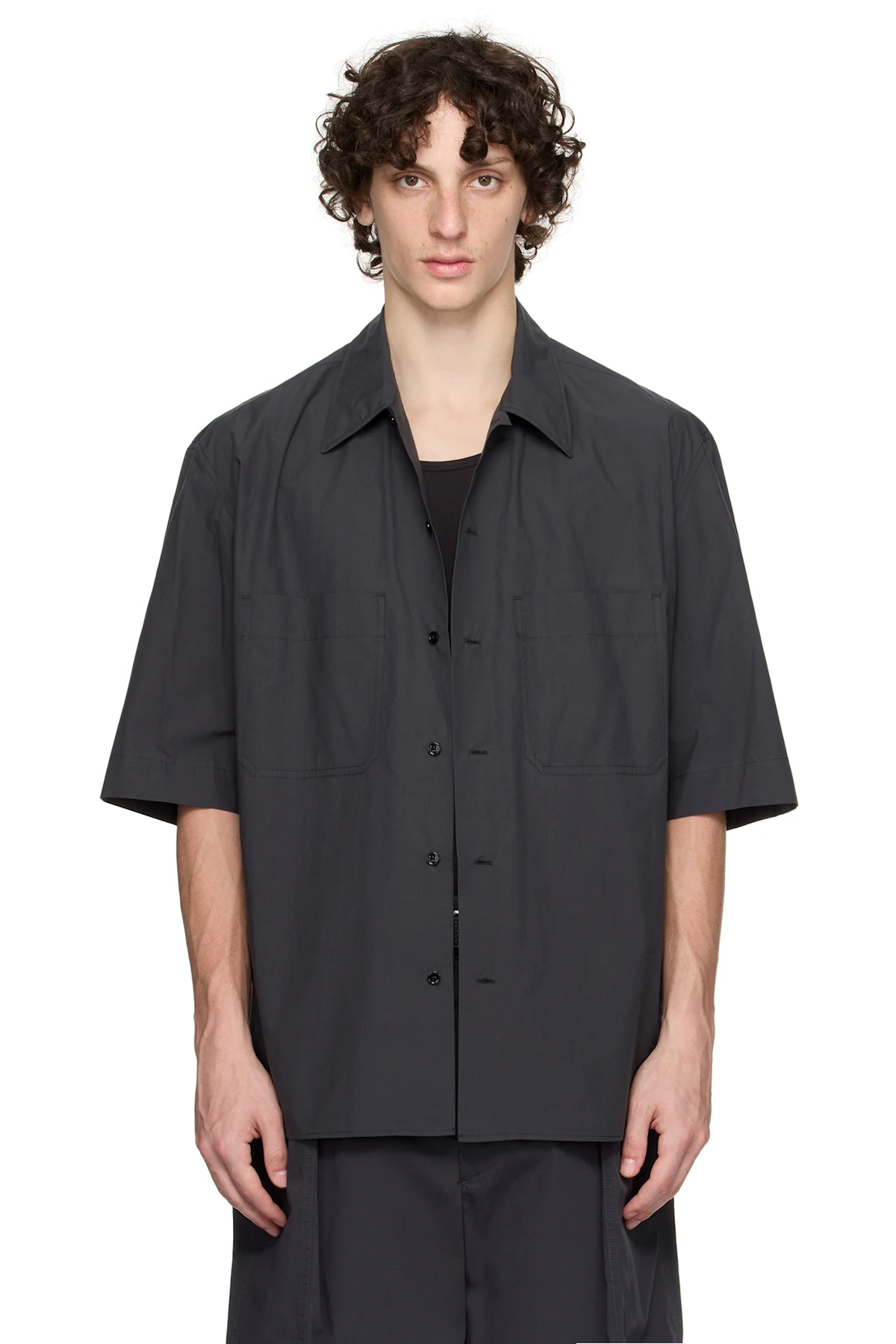 Gray 'Convertible' Shirt