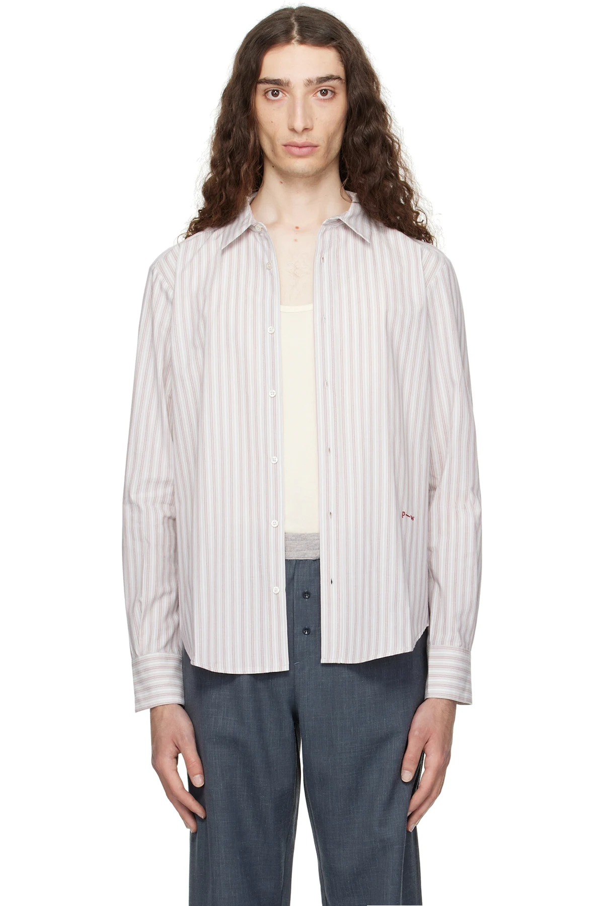 Gray & Red Zigo Shirt