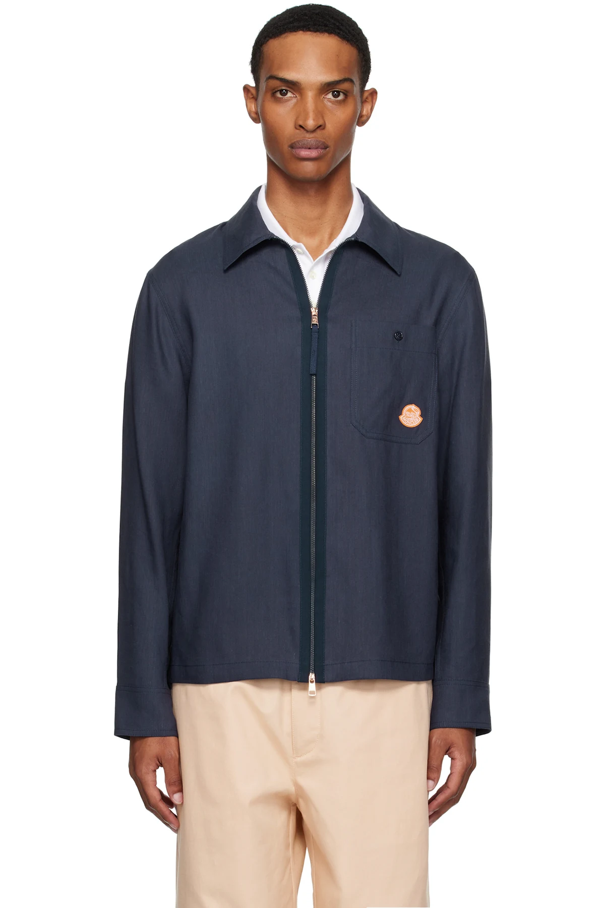 Moncler x Gilga Farm Navy Zip Shirt