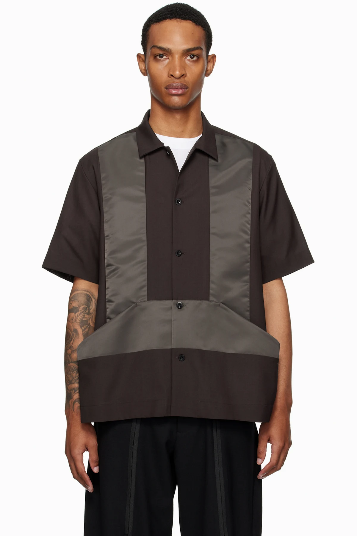 Brown Suiting Shirt