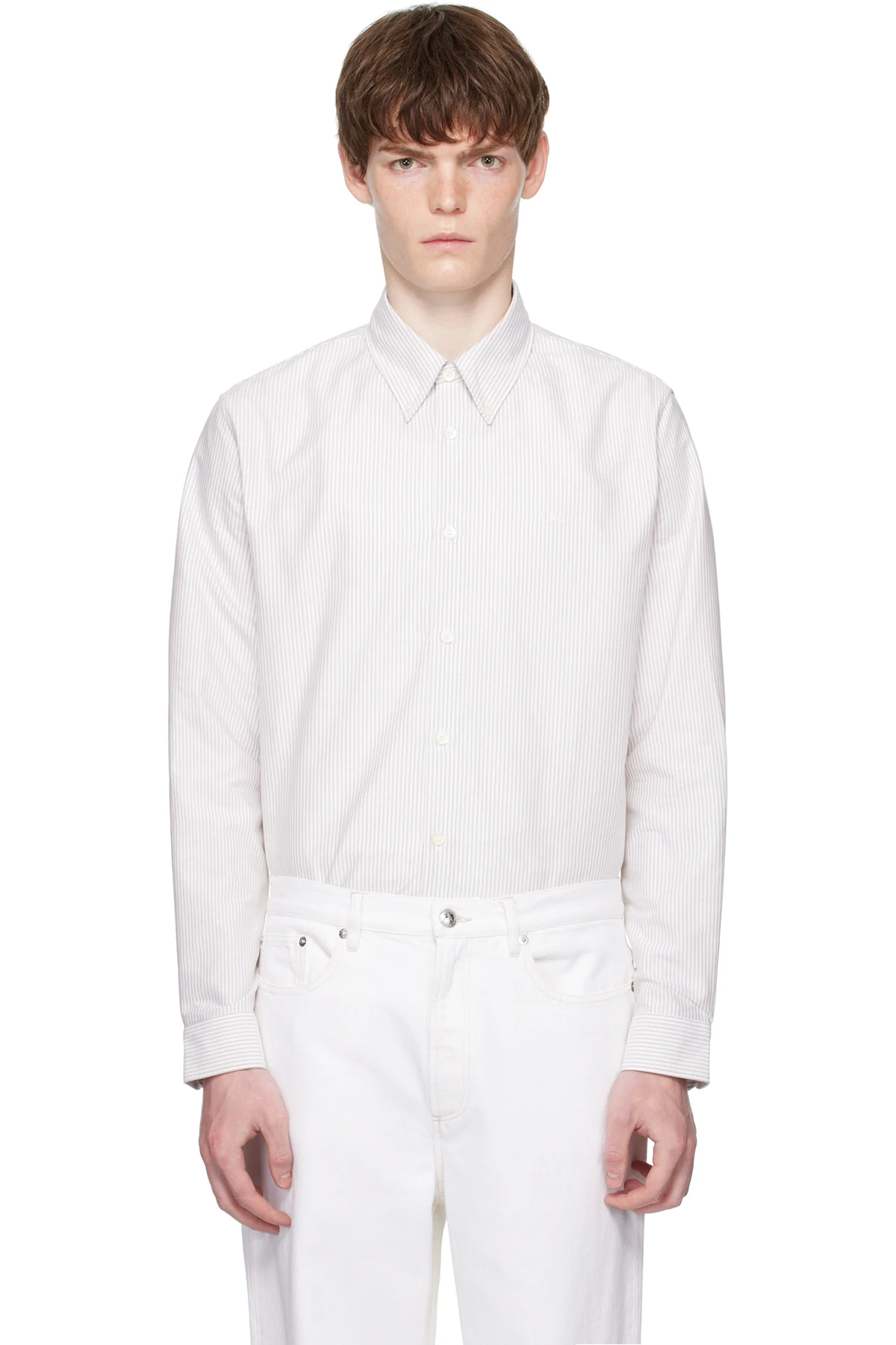 Off-White & Beige Greg Shirt