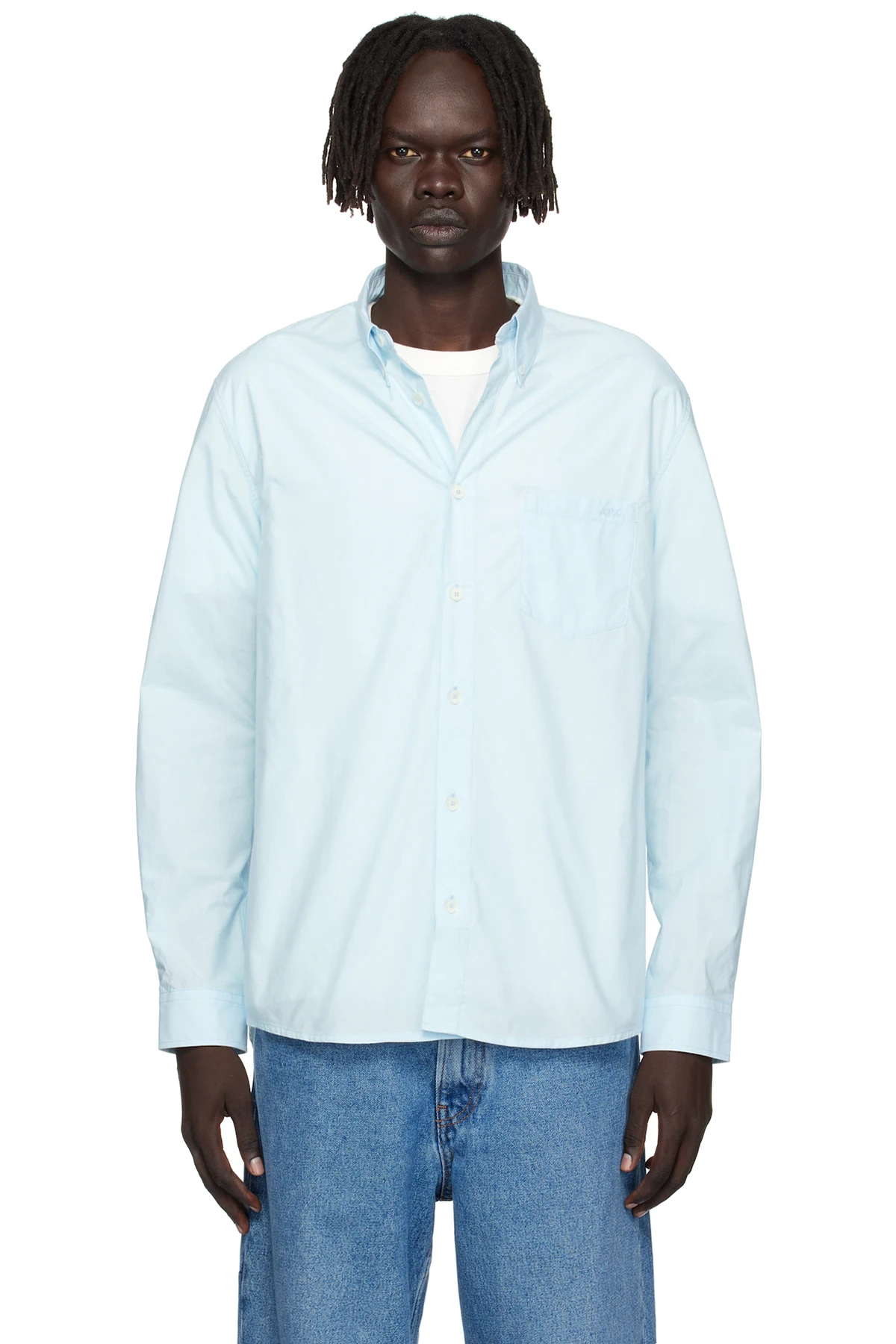 Blue Edouard Logo Shirt
