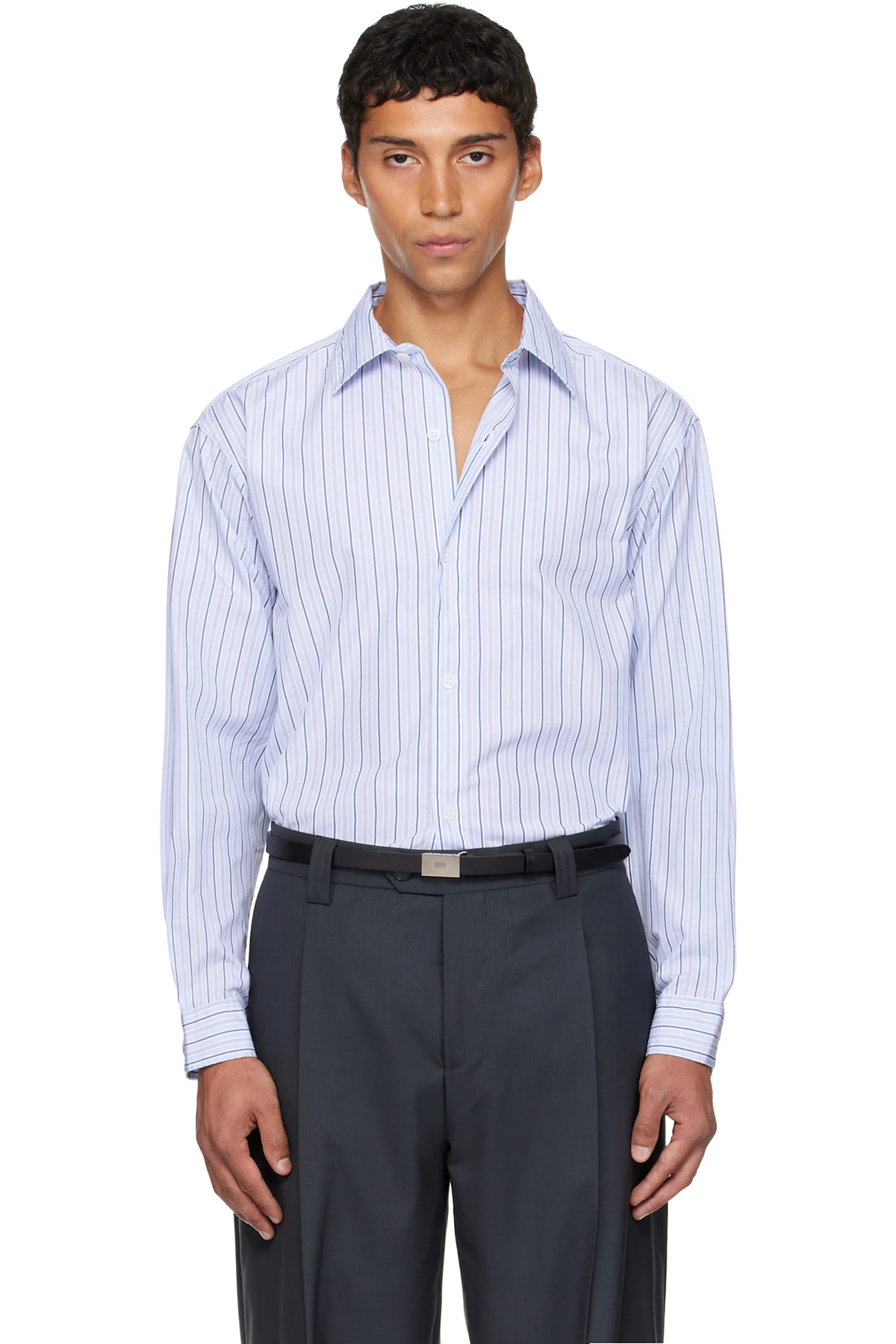 SSENSE Exclusive Blue Generous Shirt