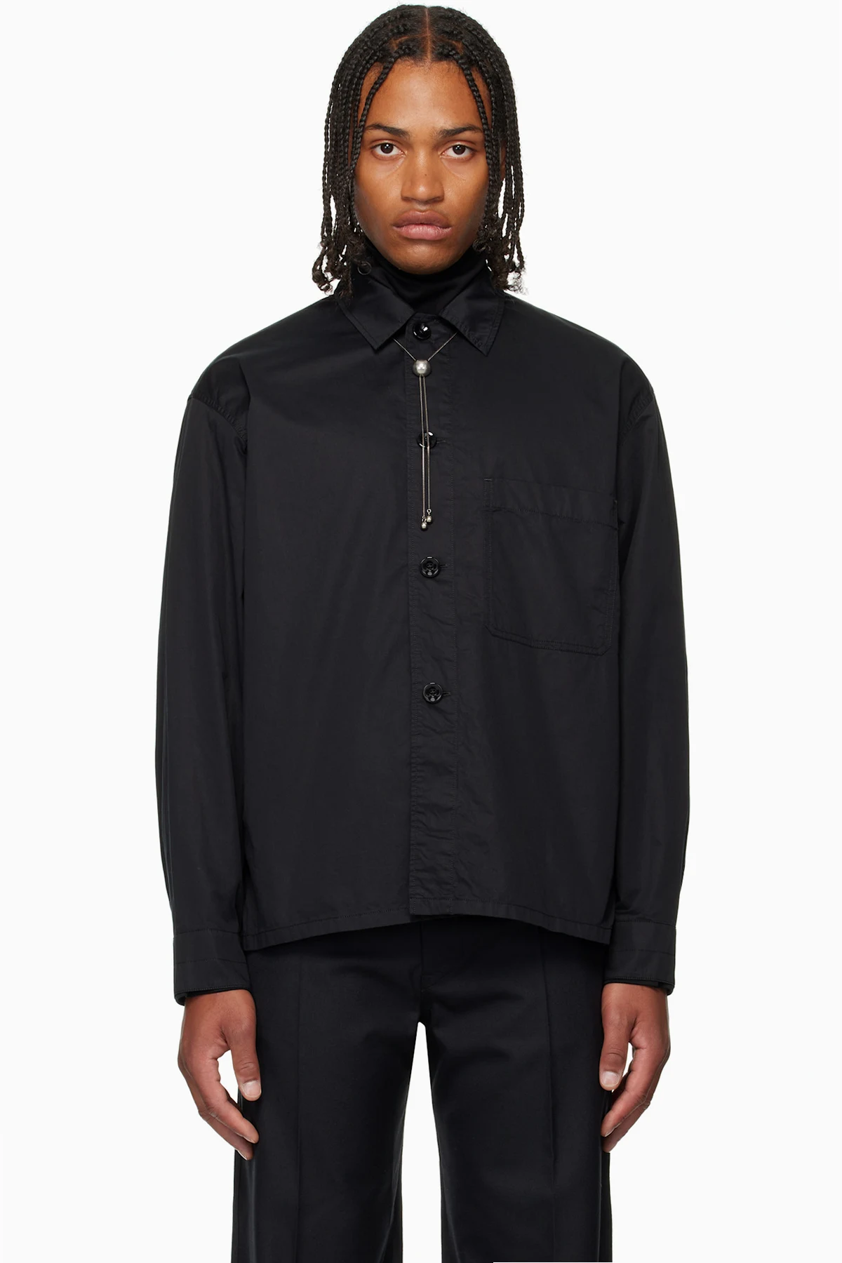 Black Pyjama Shirt