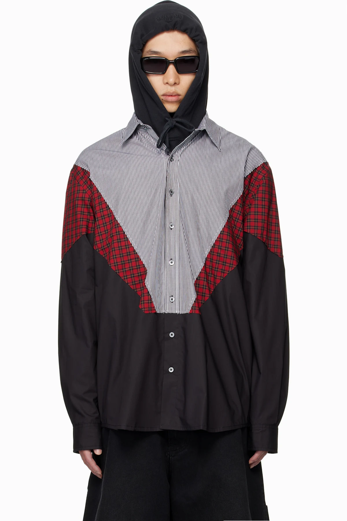 Black & Red Tracksuit Shirt