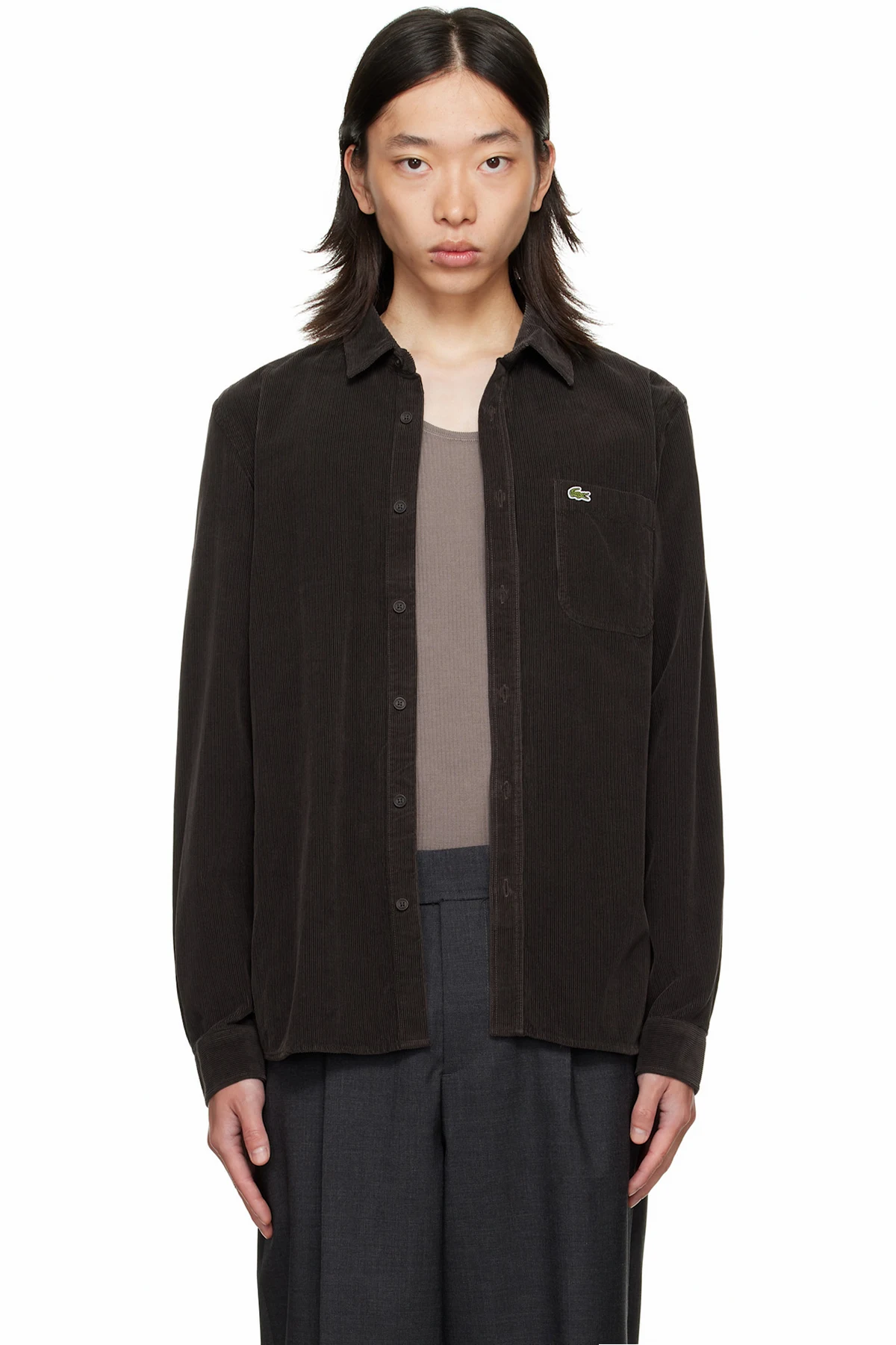 Brown Regular Fit Shirt