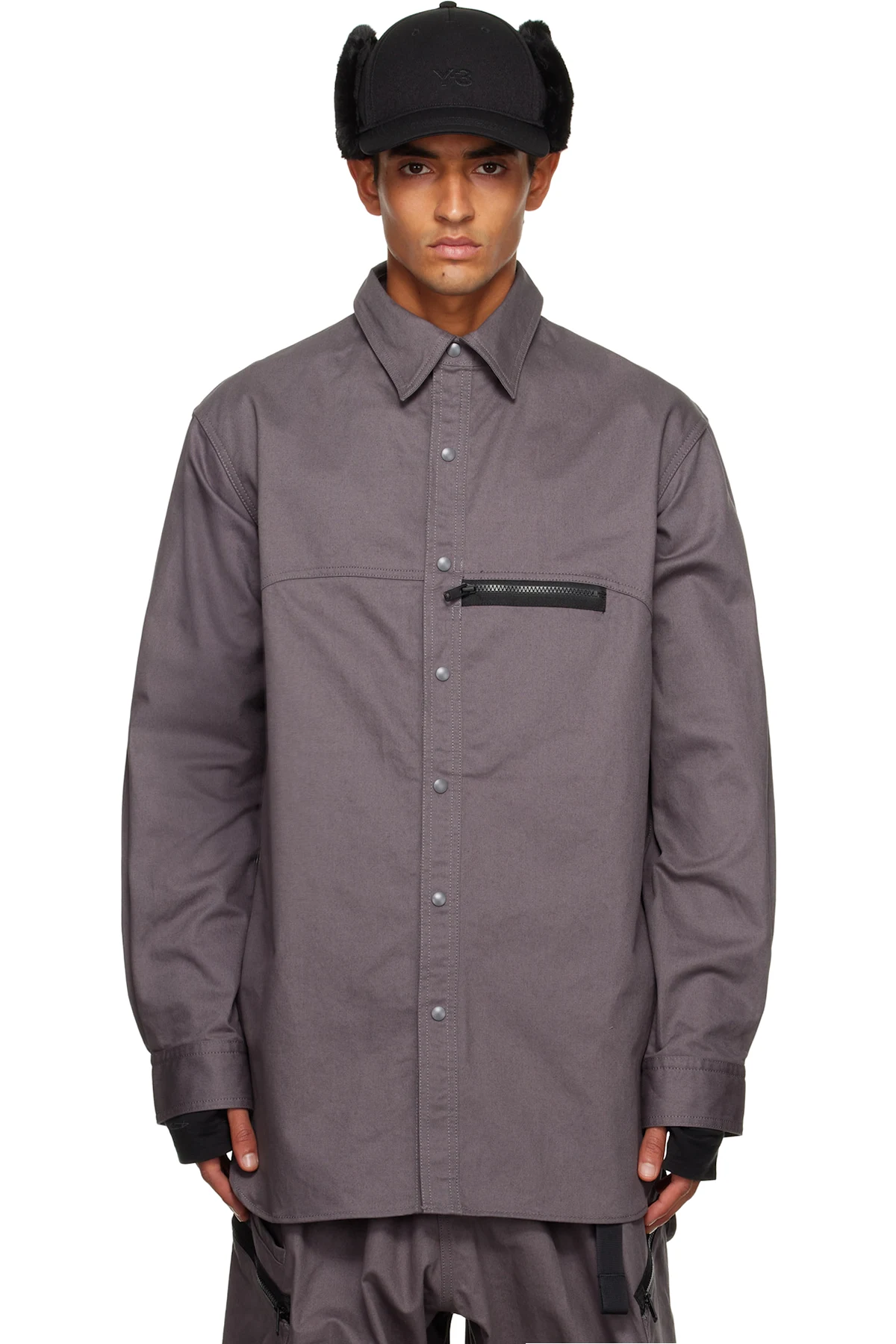 Gray Twill Shirt