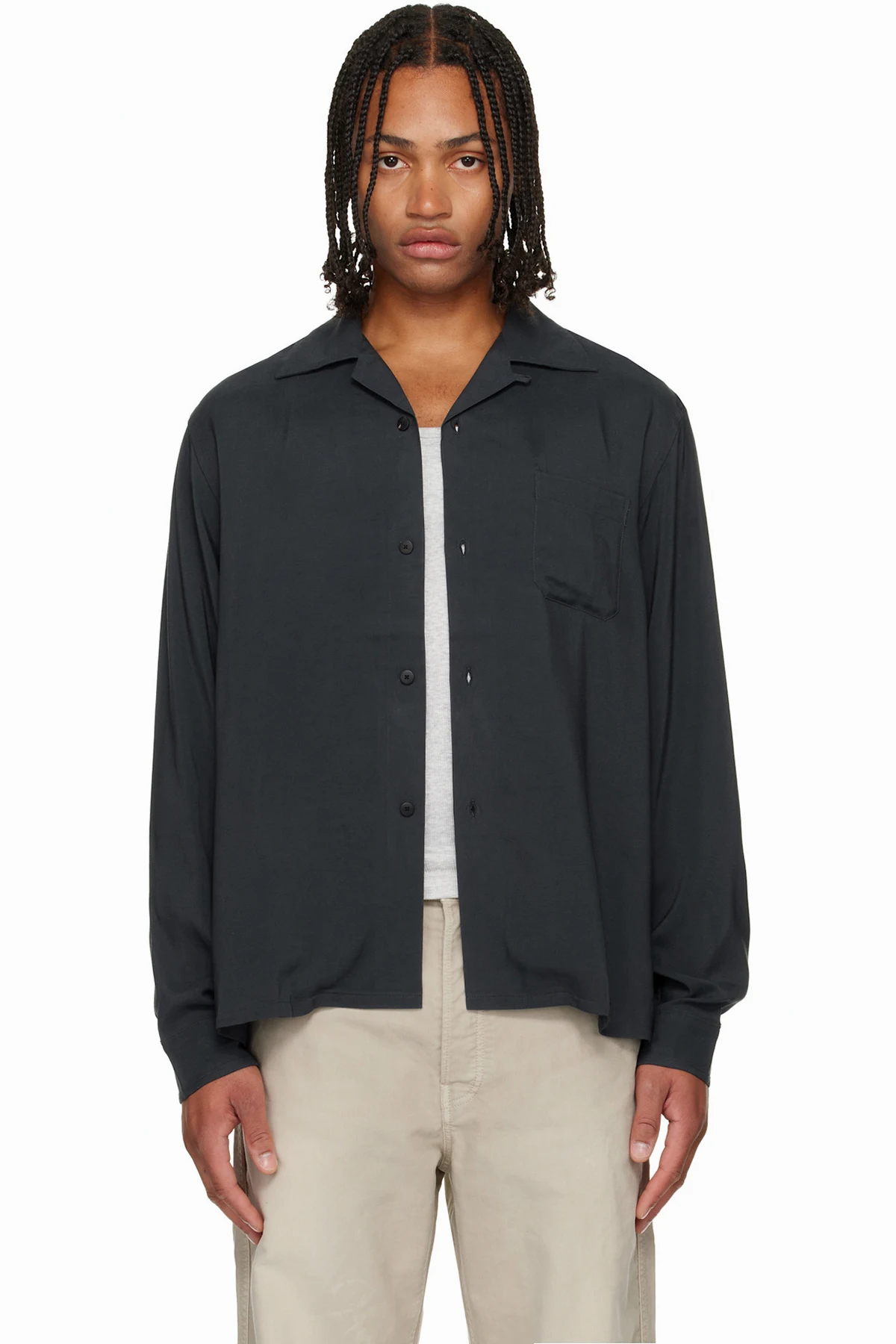 Black Keesey Long Sleeve Shirt