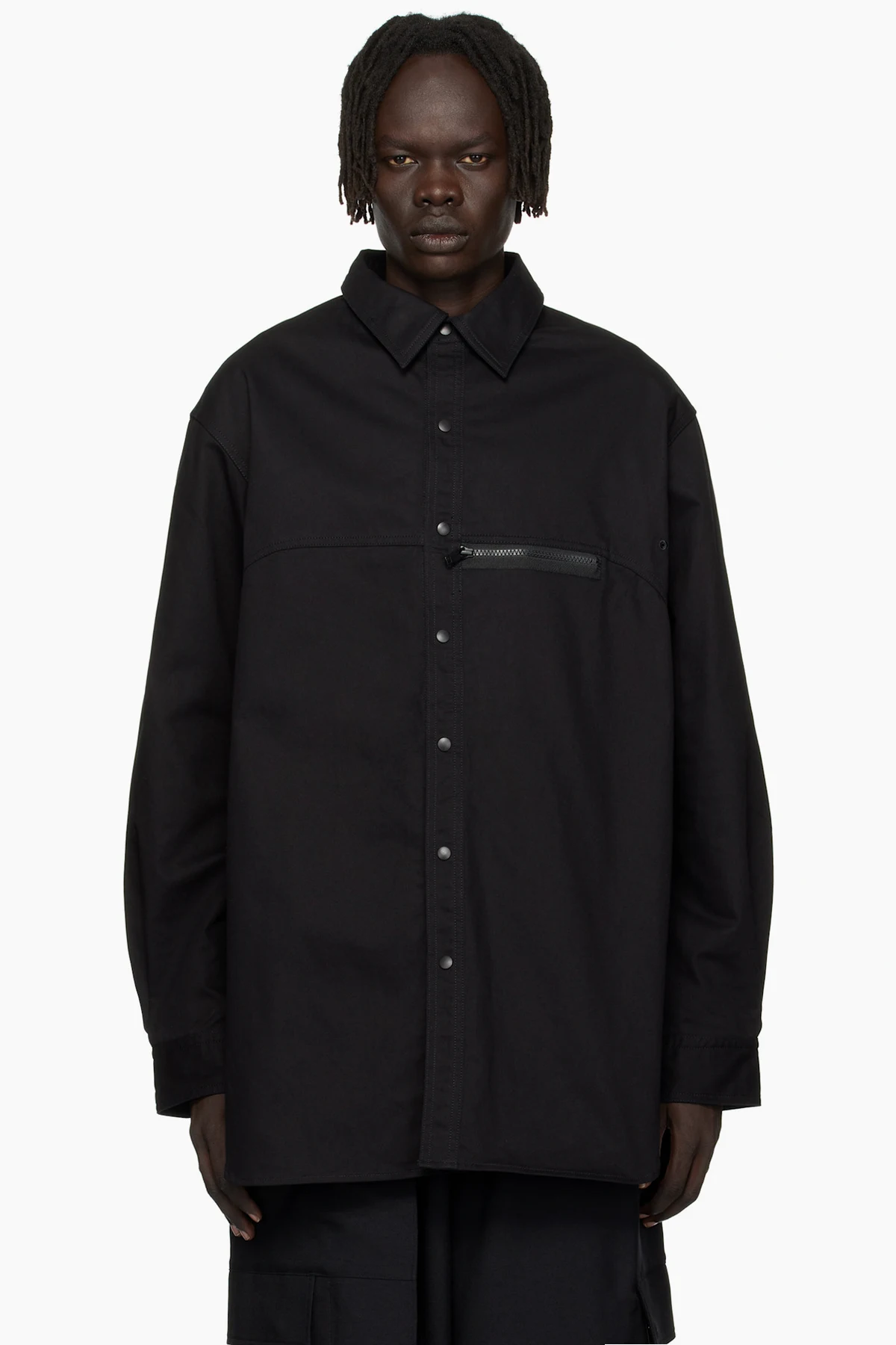 Black UT Twill Overshirt