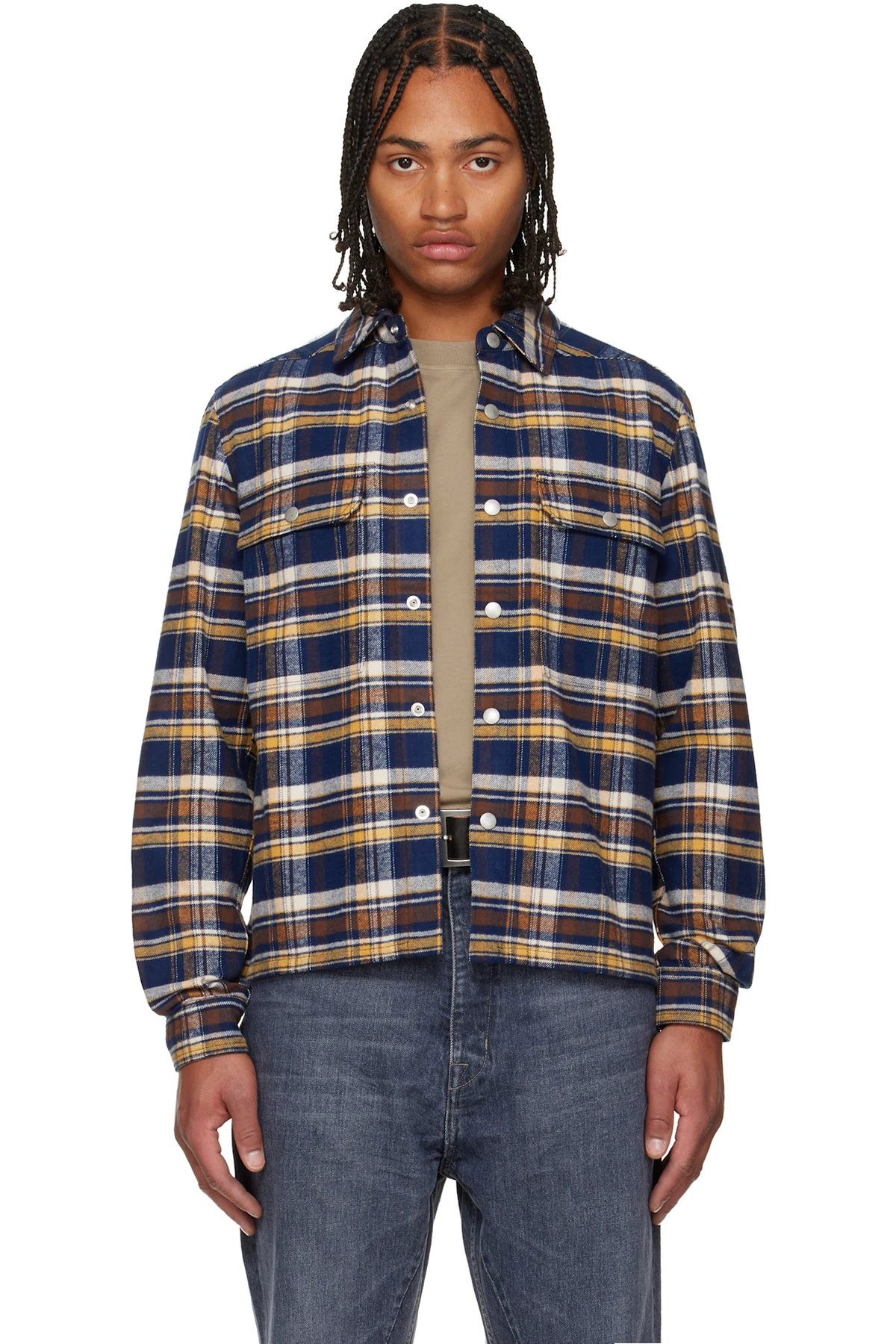 Multicolor Concordians Cropped Overshirt