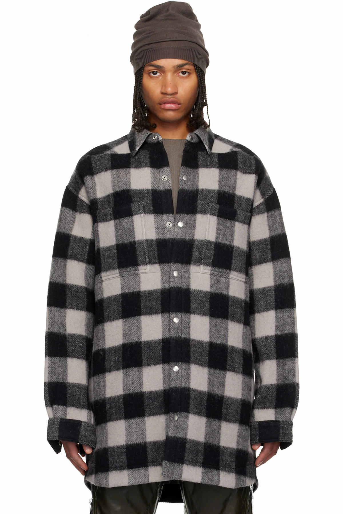 Black Concordians Oversized Overshirt