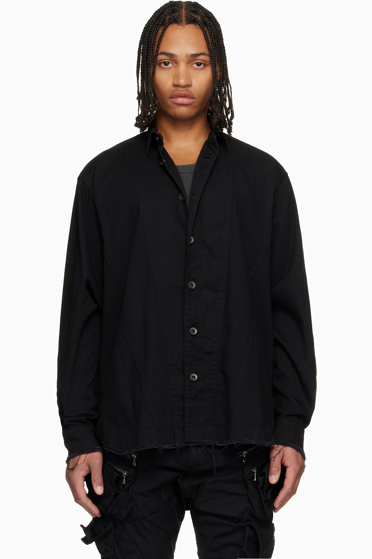 Black Rust Work Denim Shirt