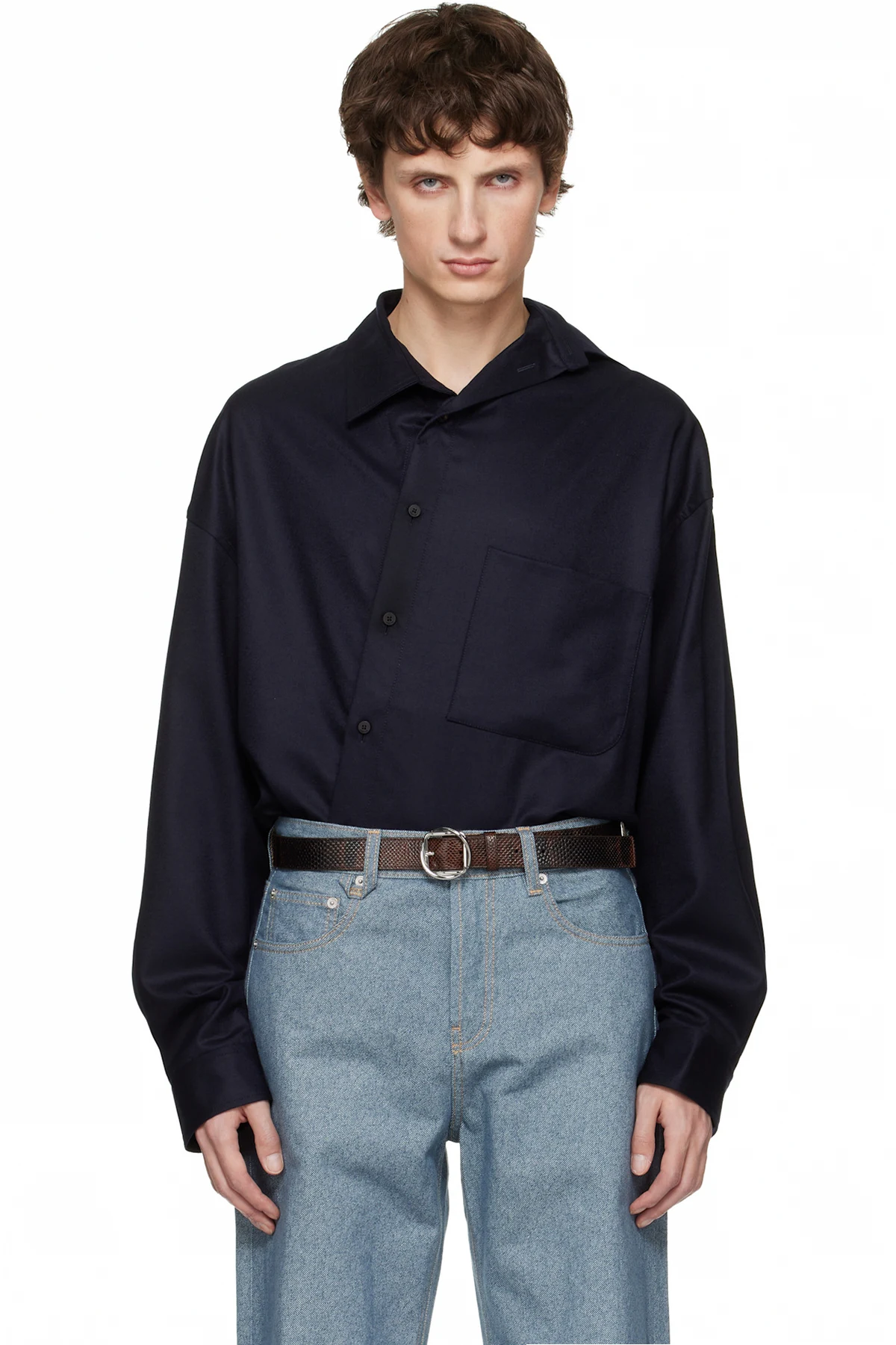 Navy 'The Cuadro' Shirt
