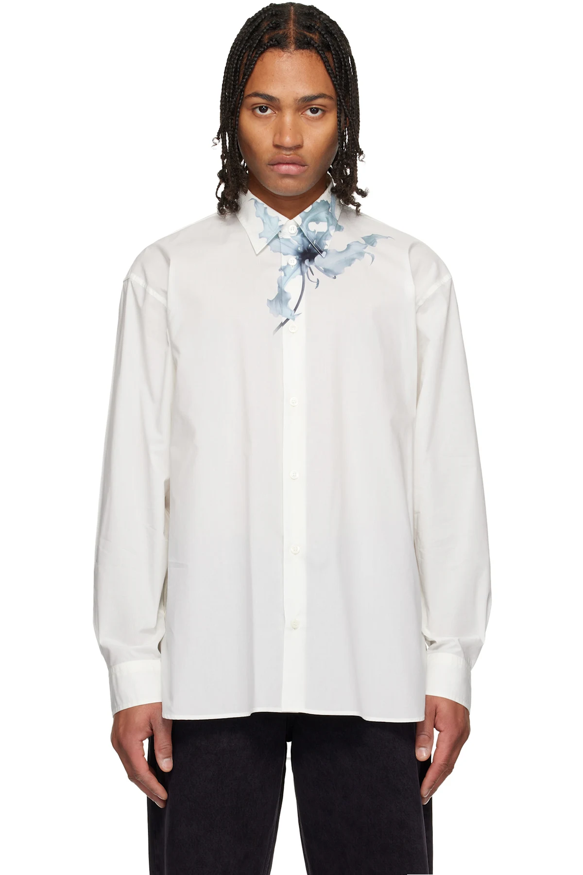 Off-White Loose Cotton Shirt