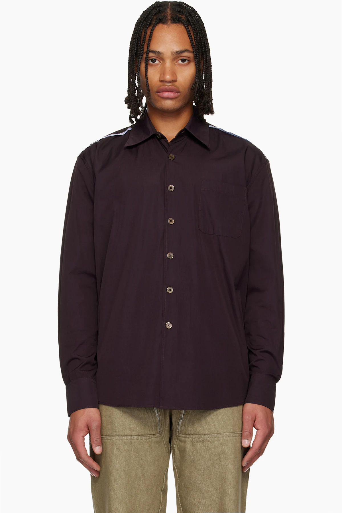 Burgundy Above Shirt