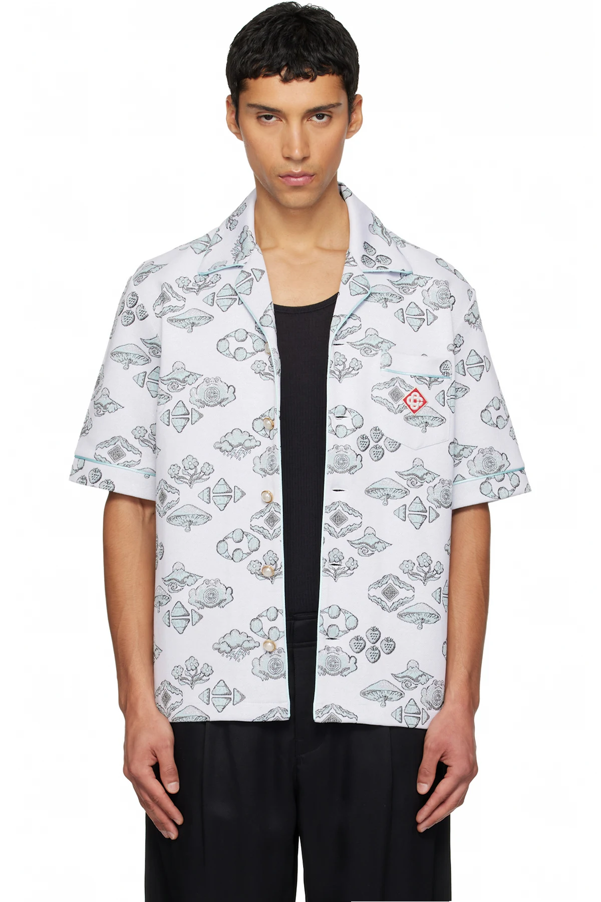 Off-White Jacquard Shirt