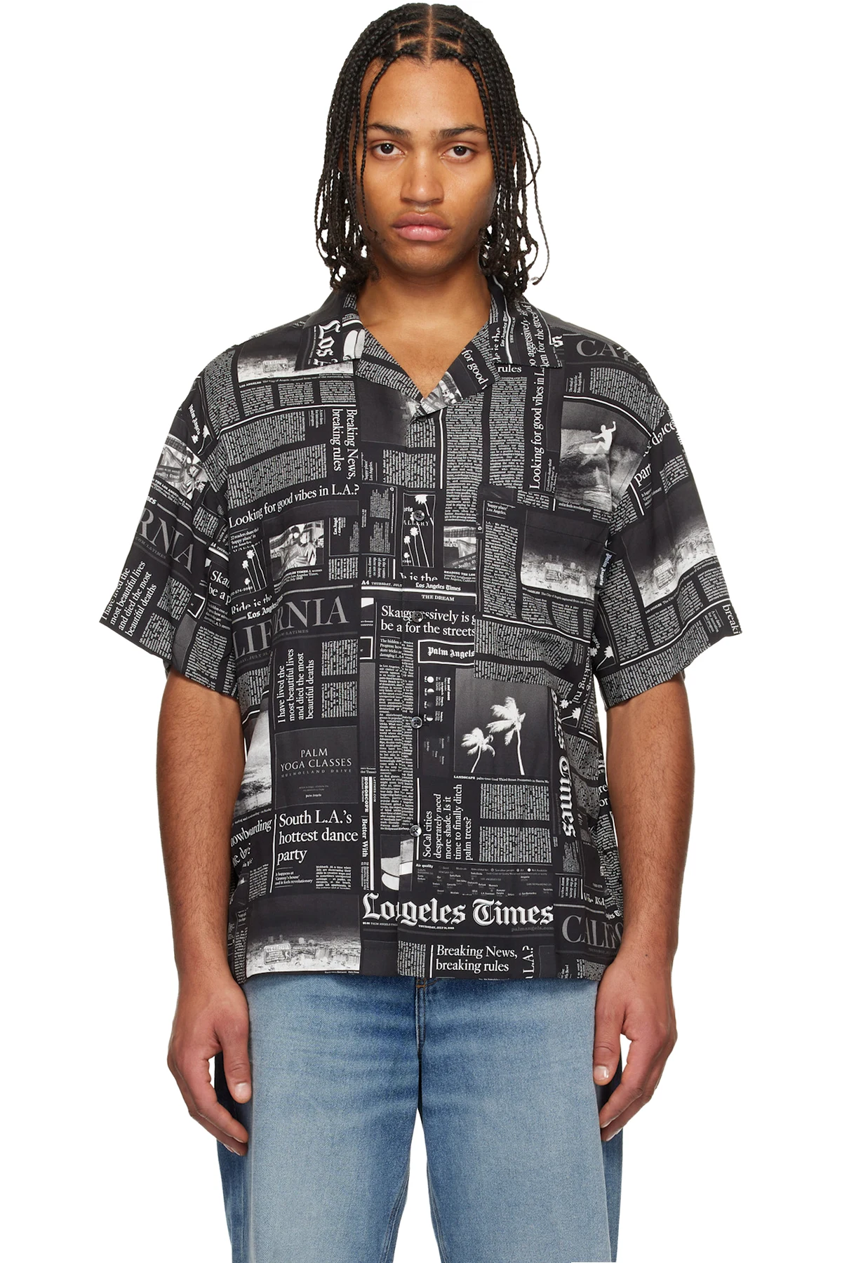 Black LA Times Edition News Shirt