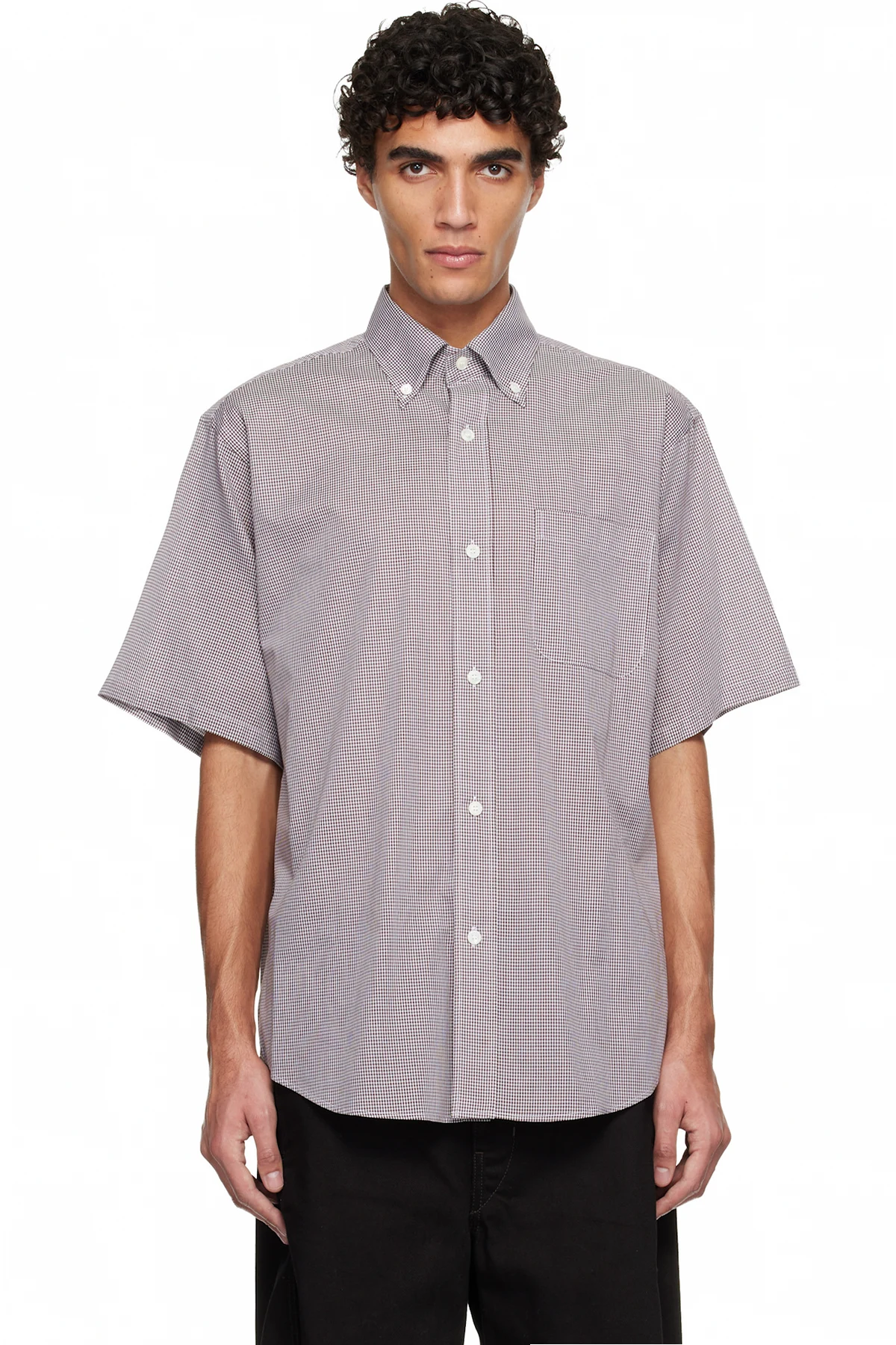 Brown Short Sleeve Shirt