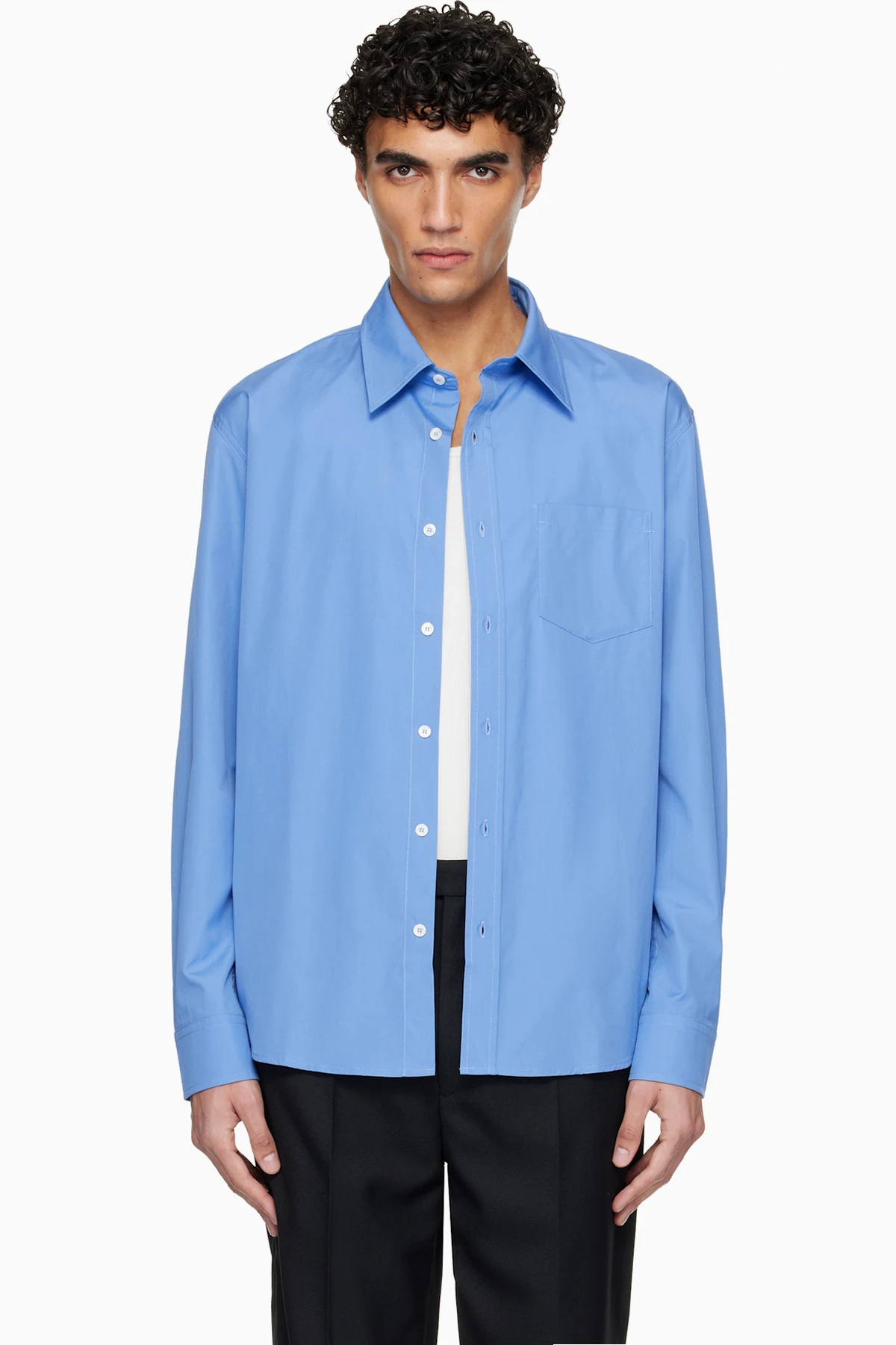 Blue Organic Cotton Shirt