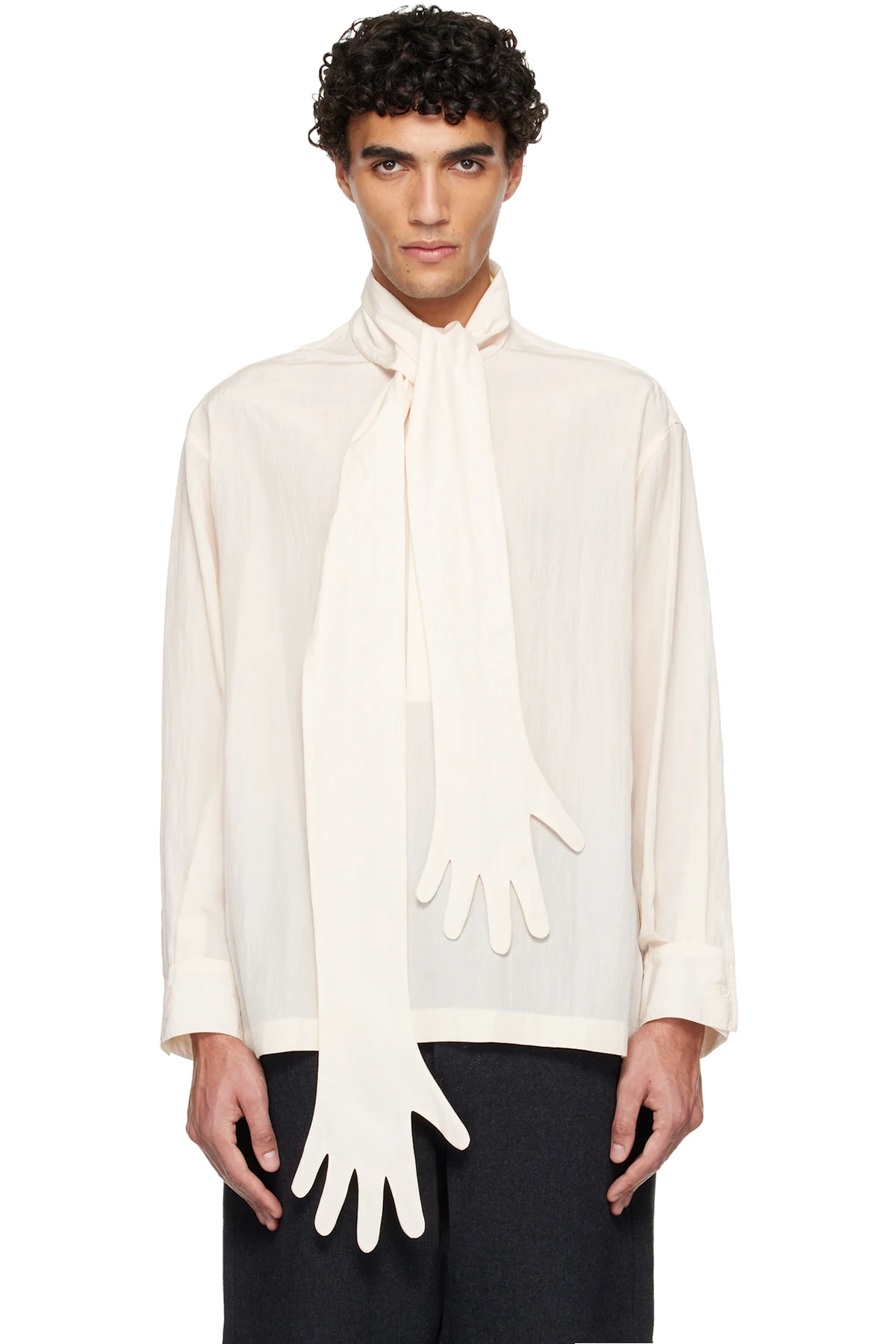 Off-White Glove Detail Blouse