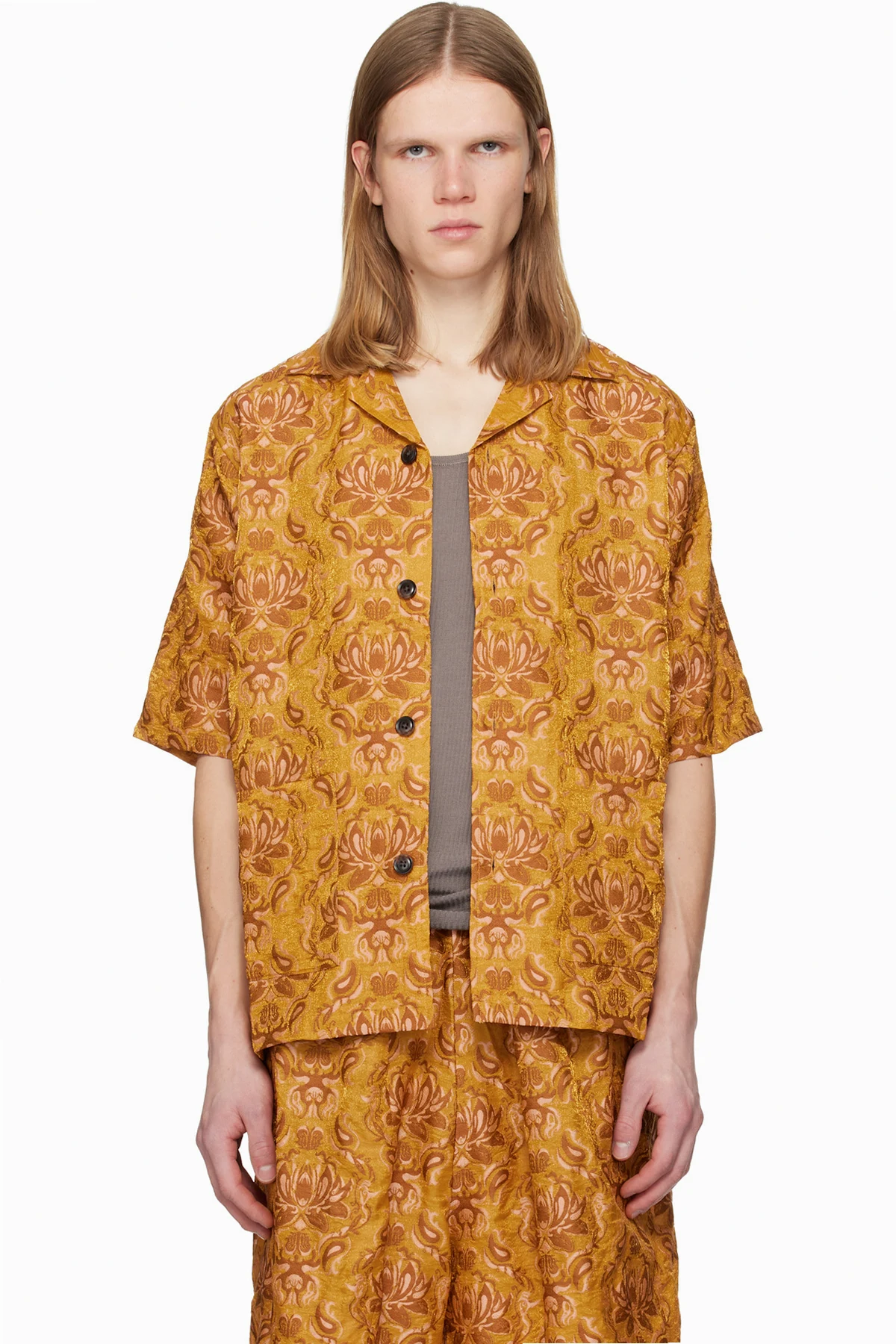 Yellow Kae Tanaka Edition Cabana Shirt