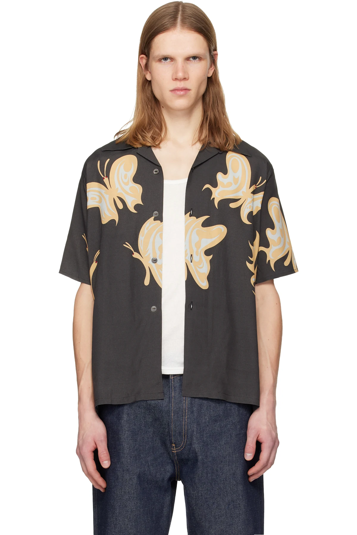 Black Kae Tanaka Edition S/S One-Up Shirt