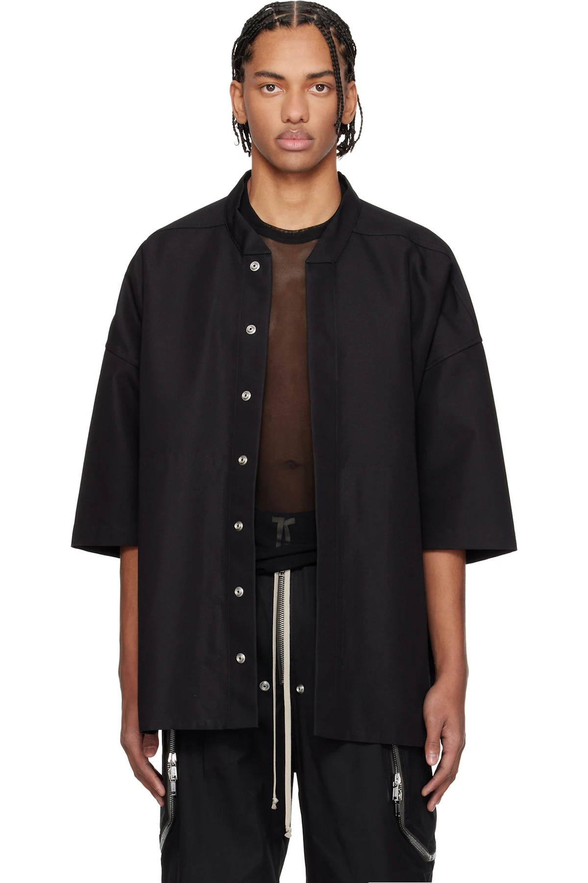 Black Temple SS Jumbo Faun Shirt