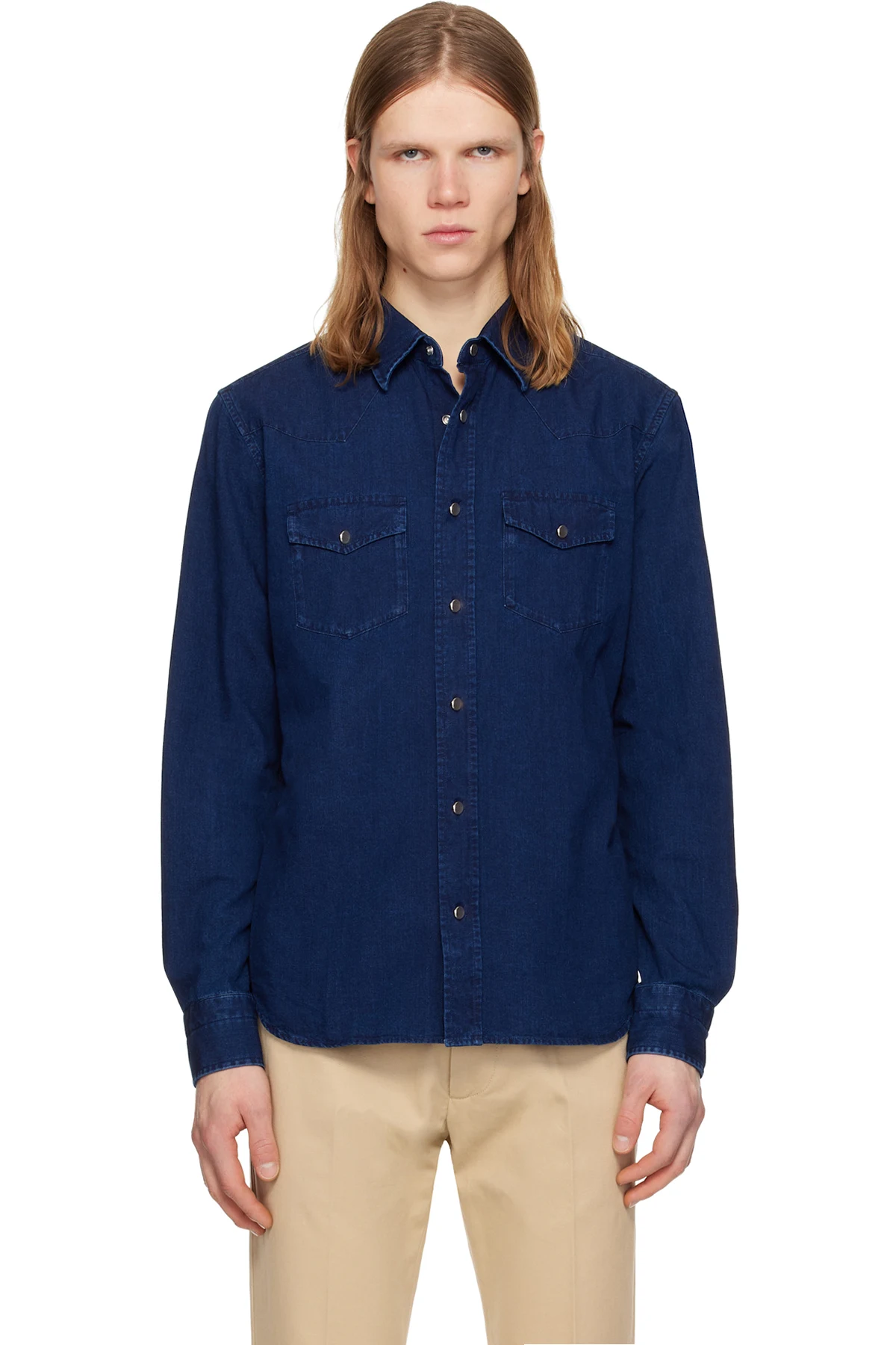 Navy Western Shirt